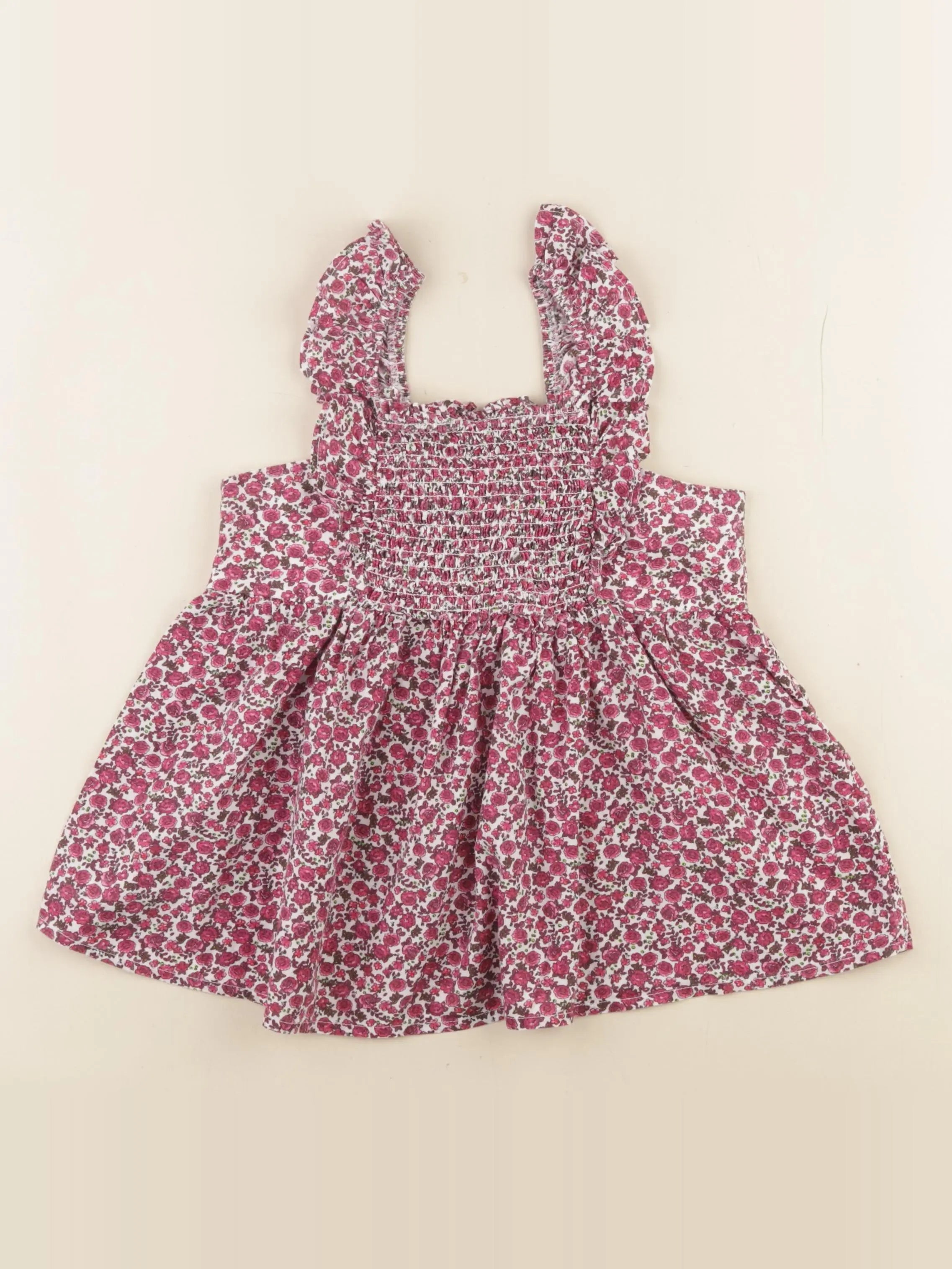 Vertbaudet - blouse rose, blanc - 9 ans