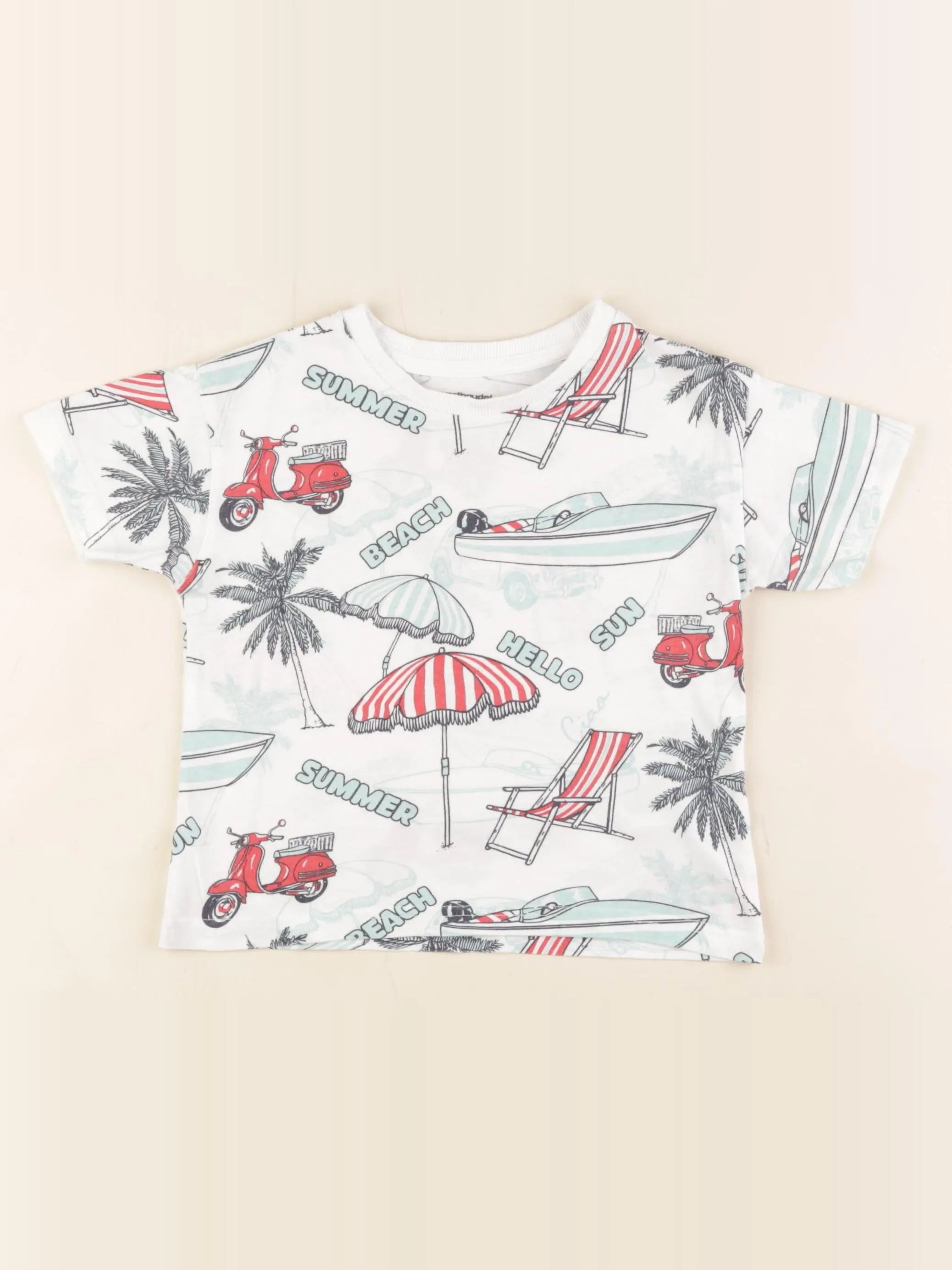 Vertbaudet - tee-shirt multicolore - 3 ans