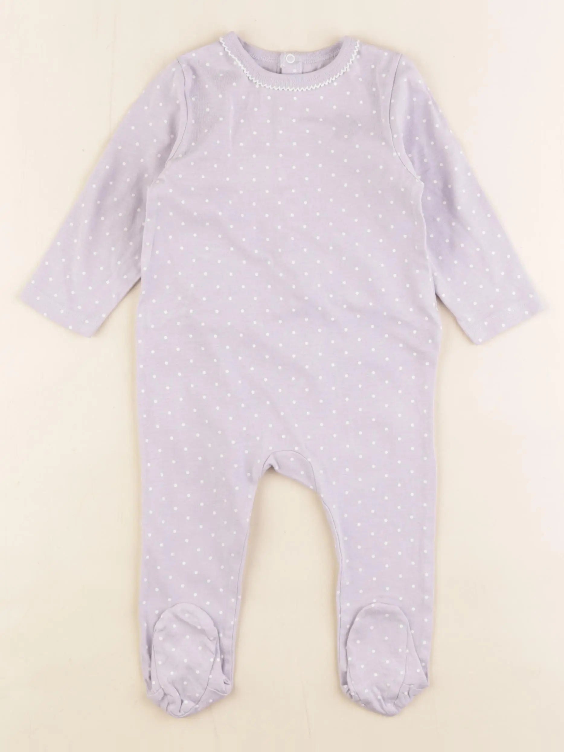 Boutchou - pyjama coton violet - 9 mois