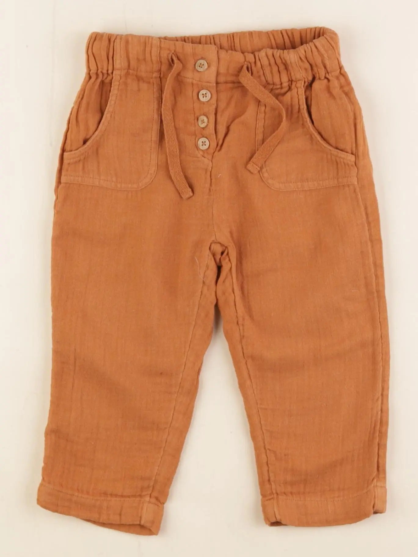 Boutchou - pantalon marron - 12 mois