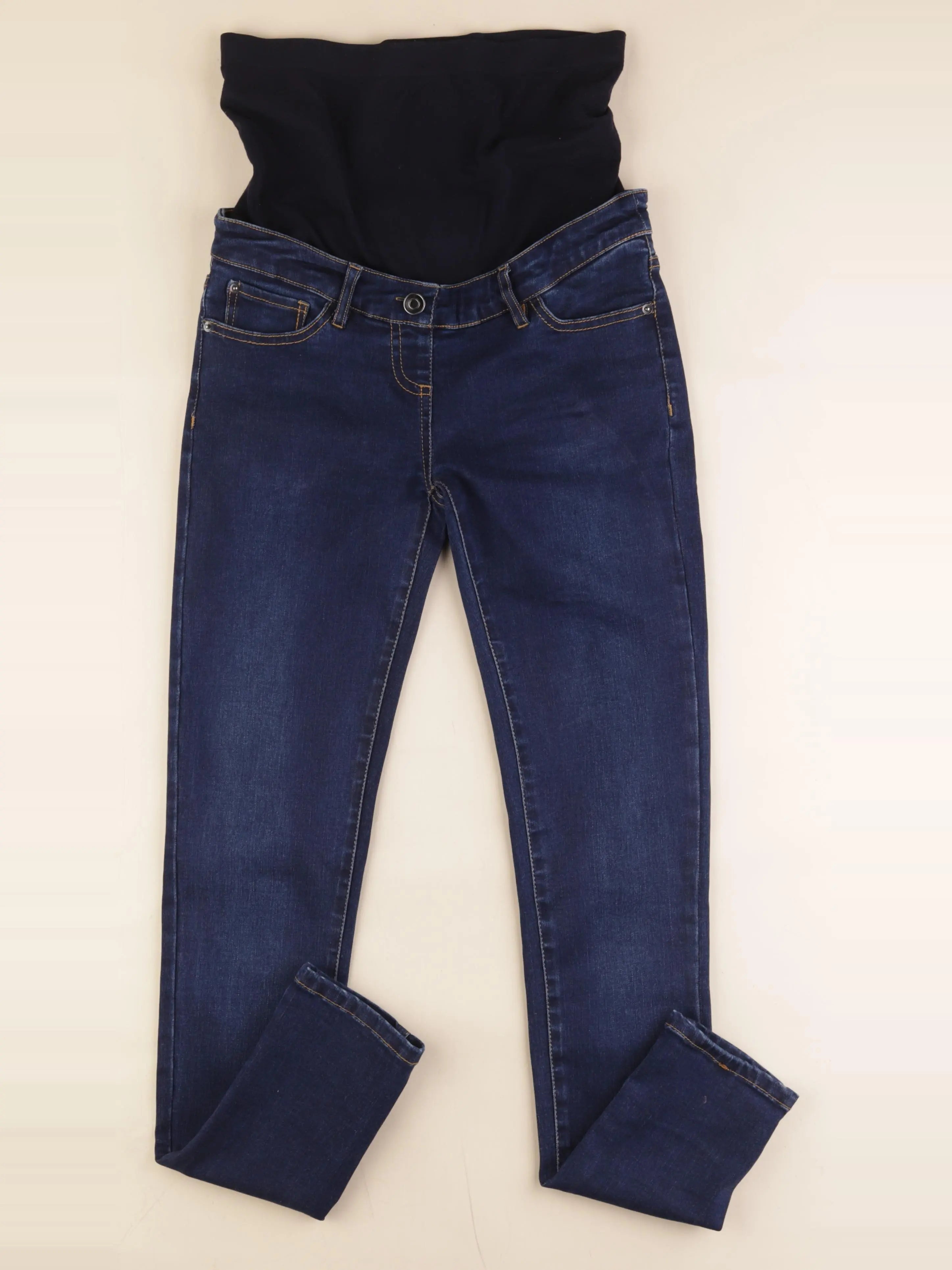 Vertbaudet - jean grossesse bleu - 34