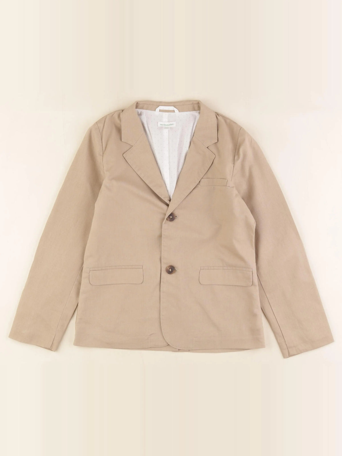 Vertbaudet - veste marron - 8 ans