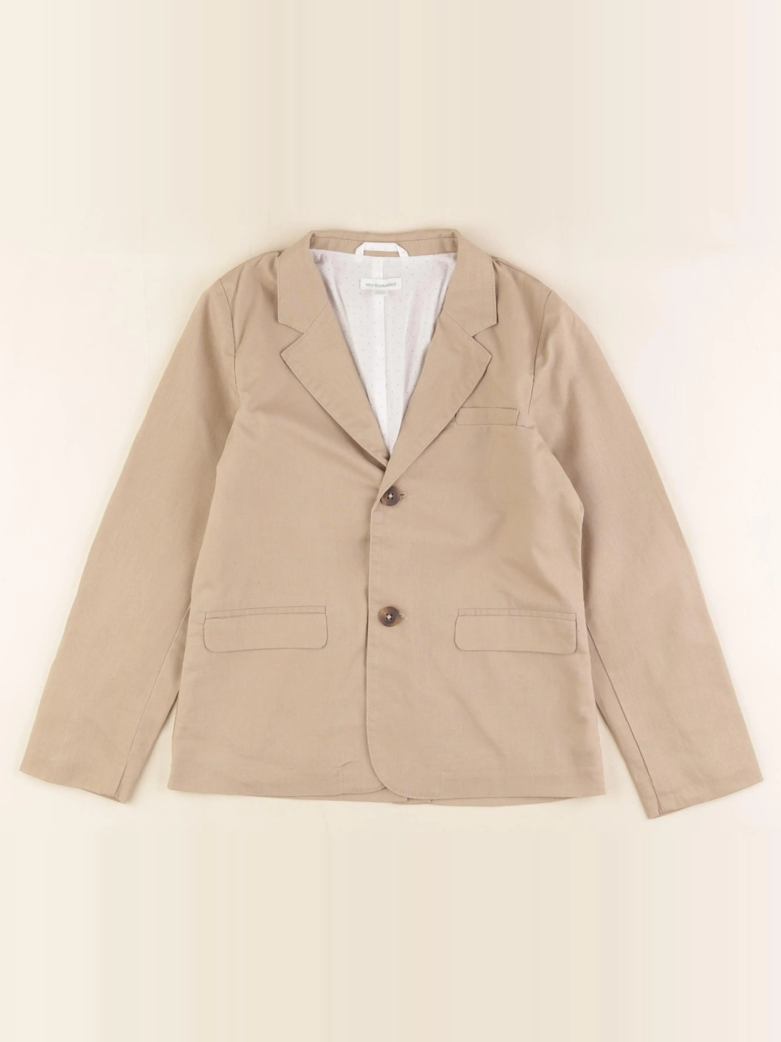 Vertbaudet - veste marron - 8 ans