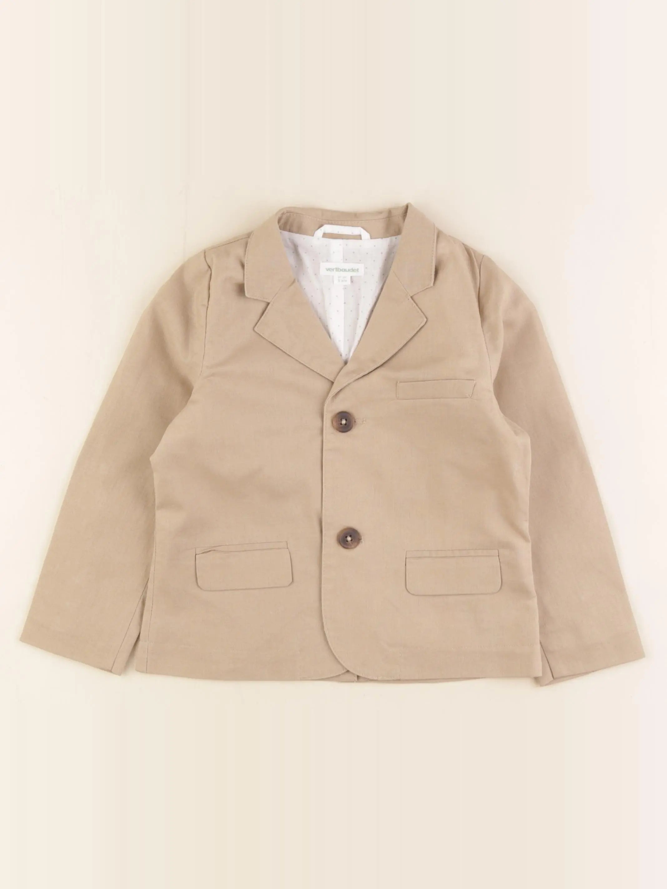 Vertbaudet - veste marron - 3 ans