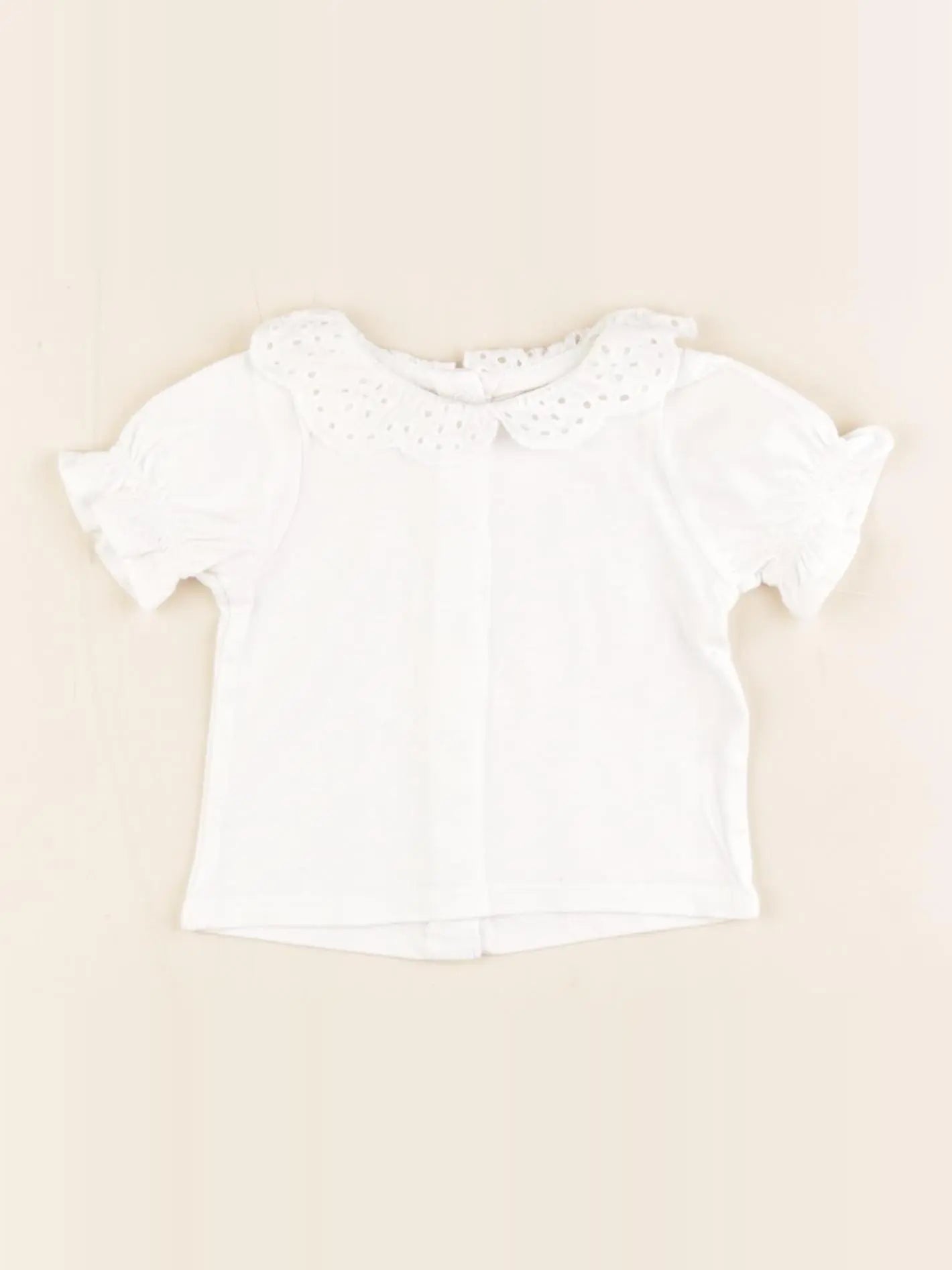 Vertbaudet - tee-shirt blanc - 1 mois