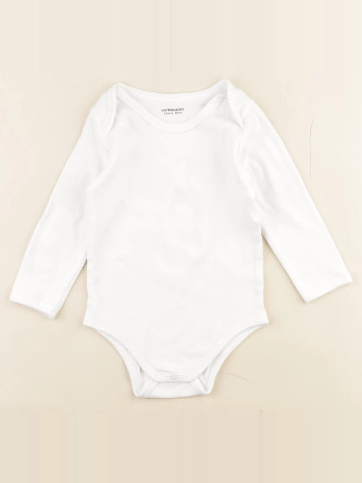 Vertbaudet - body blanc - 24 mois