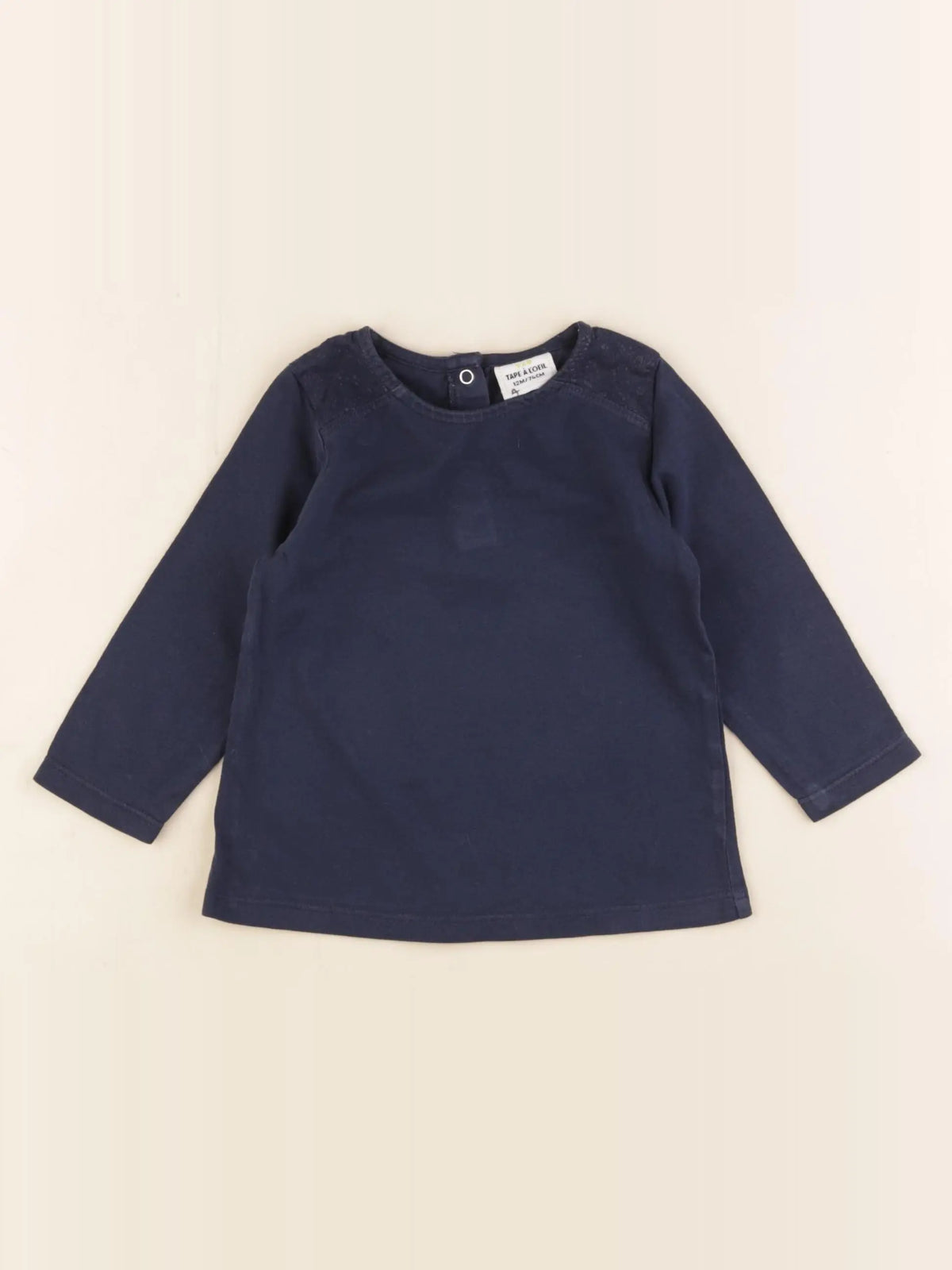 Tape à l'oeil - tee-shirt bleu - 12 mois