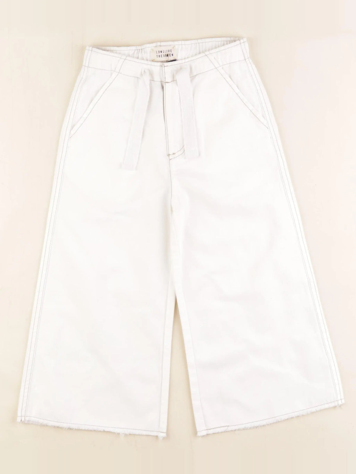 Longlivethequeen - pantalon blanc - 6 ans