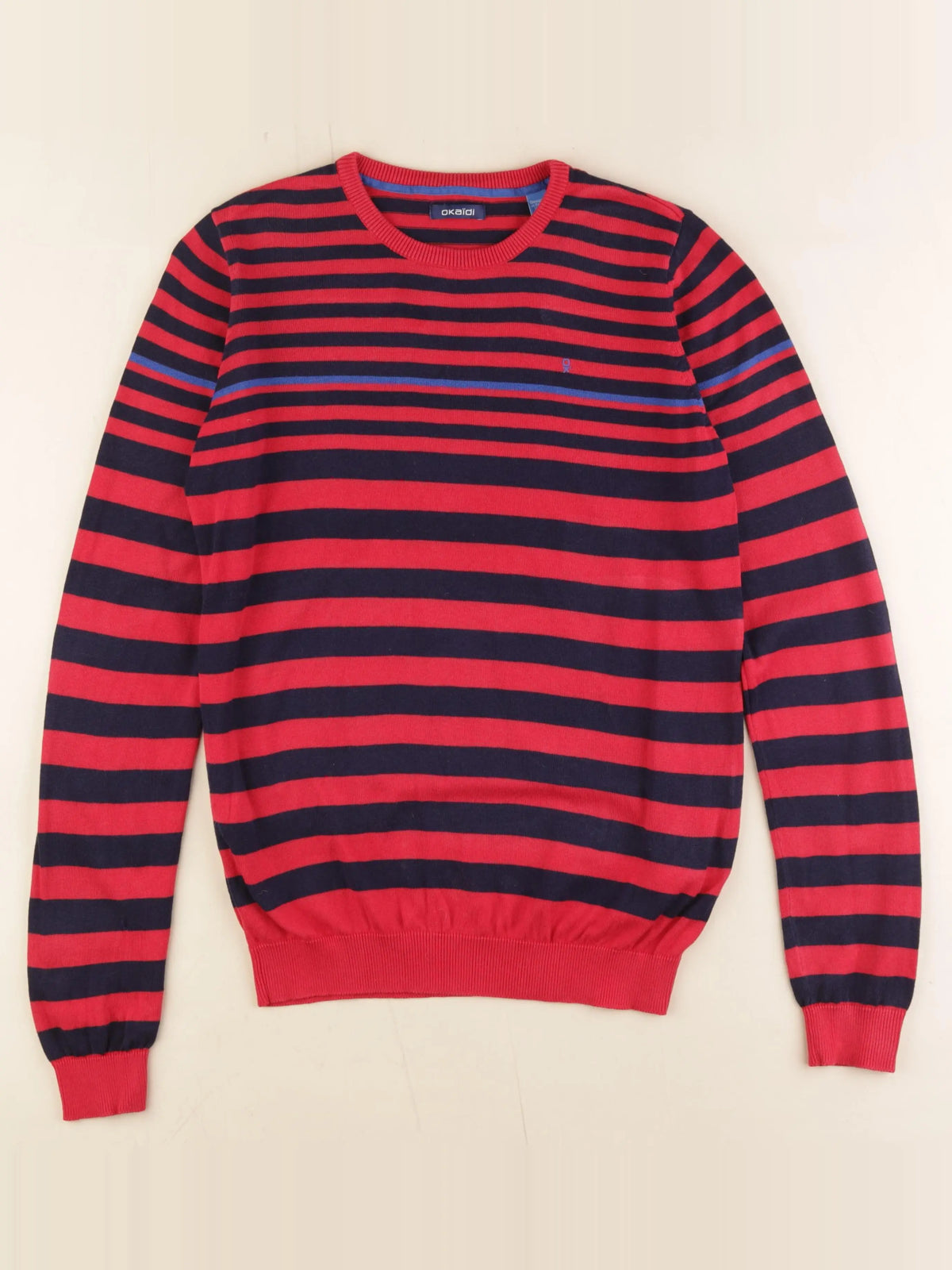 Okaidi - pull rouge - 14 ans