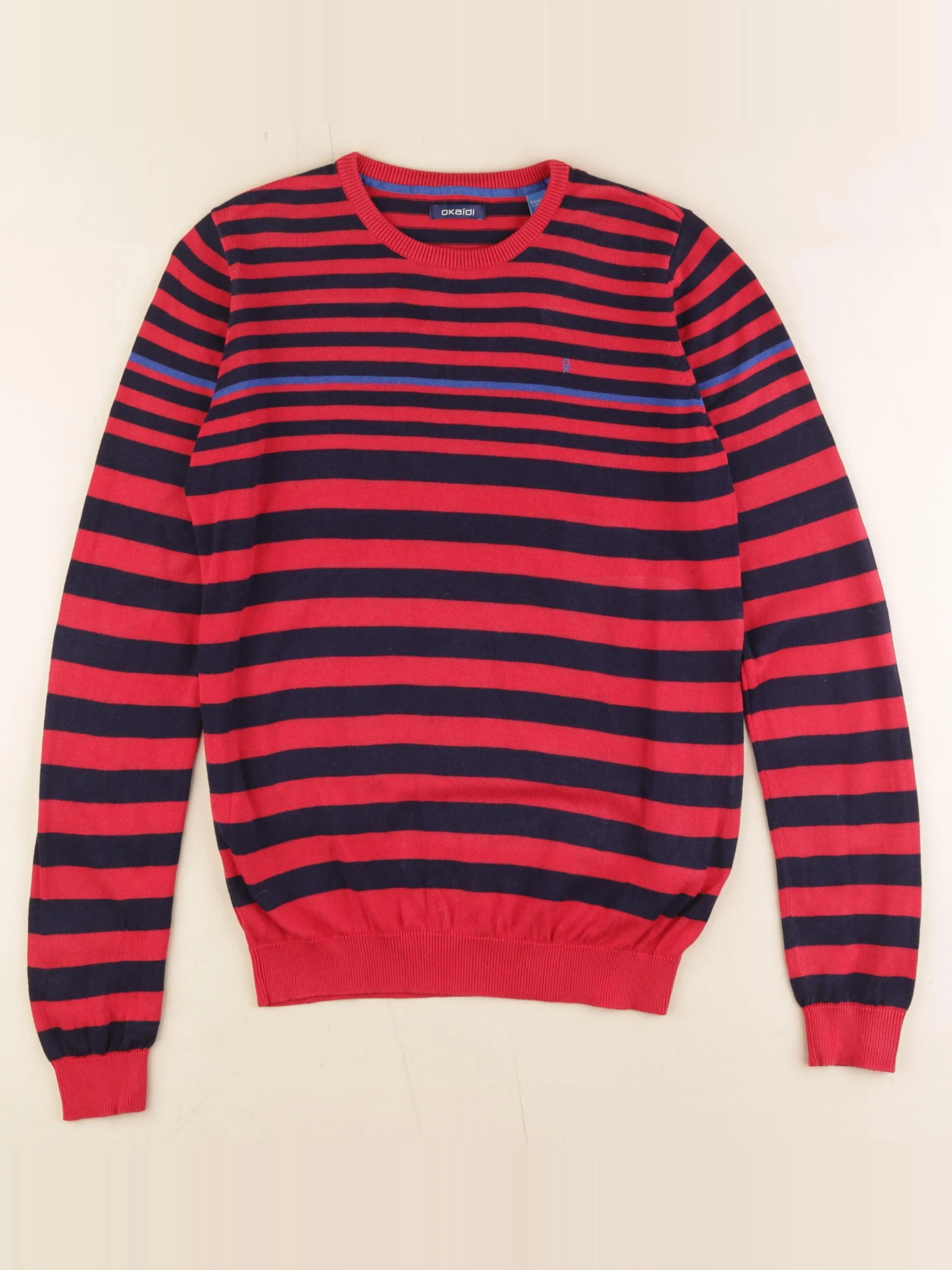 Okaidi - pull rouge - 14 ans