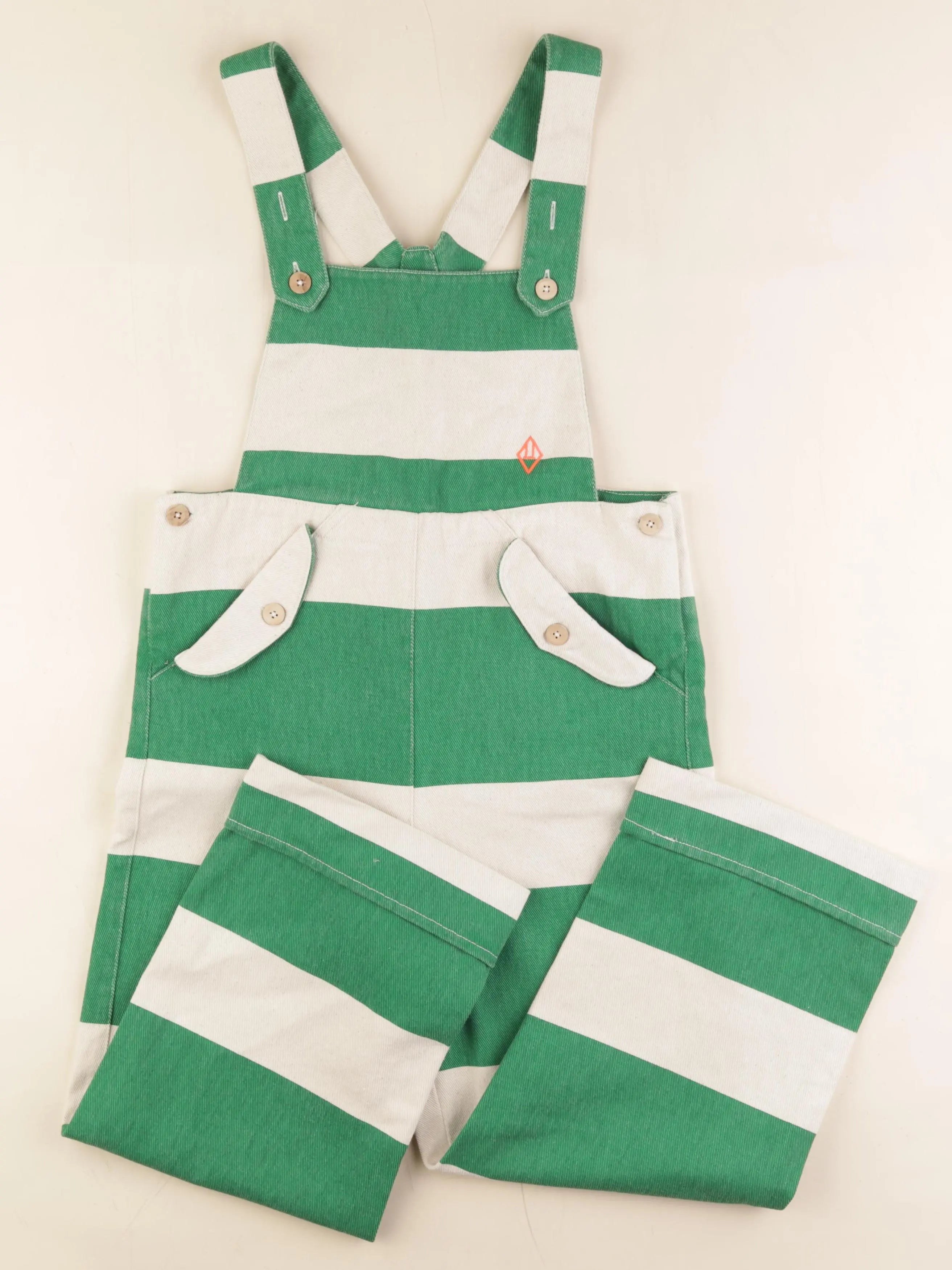 The animals observatory - salopette vert - 10 ans