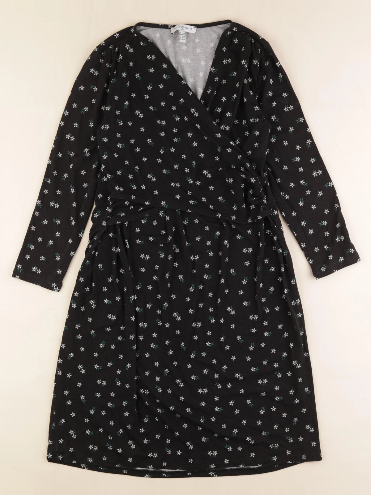 Envie de fraise - robe allaitement, grossesse noir - 40 à 42