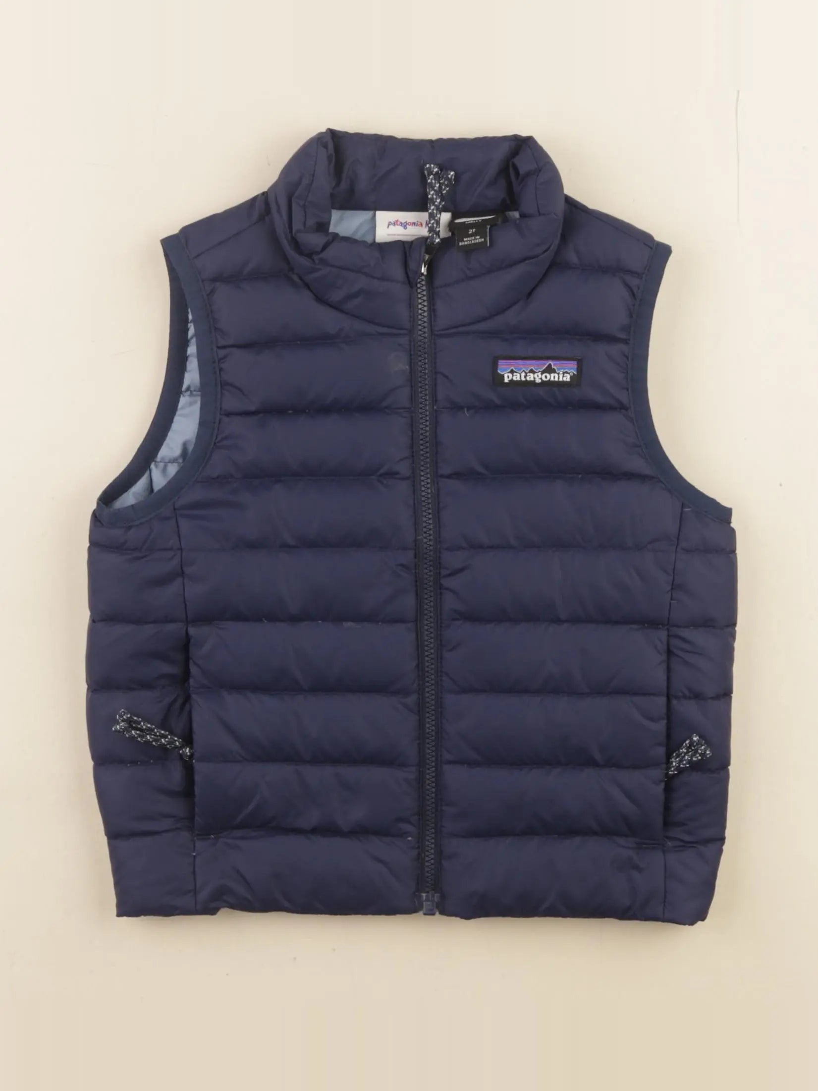 Patagonia - doudoune bleu - 2 ans