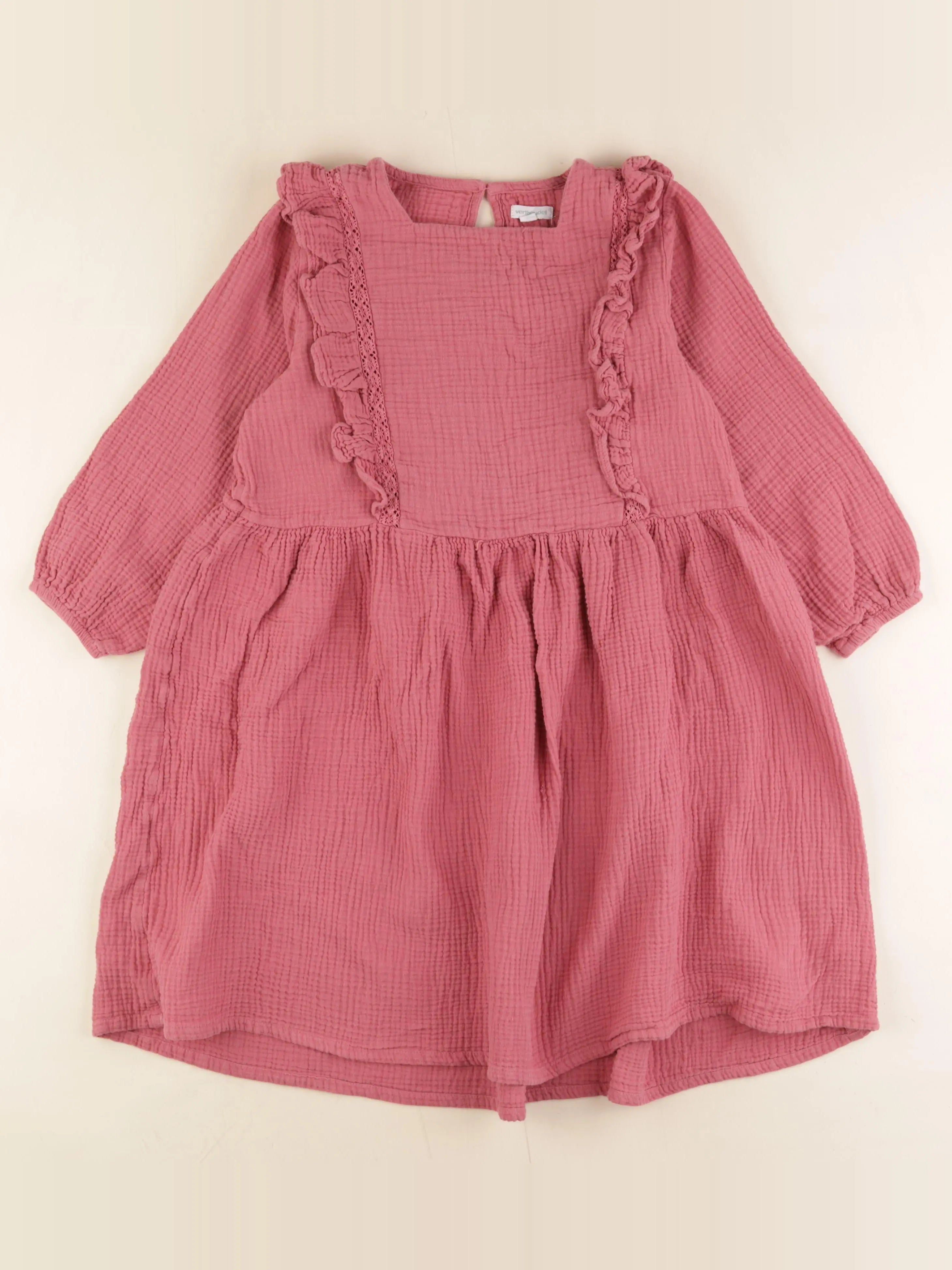 Vertbaudet - robe rose - 14 ans