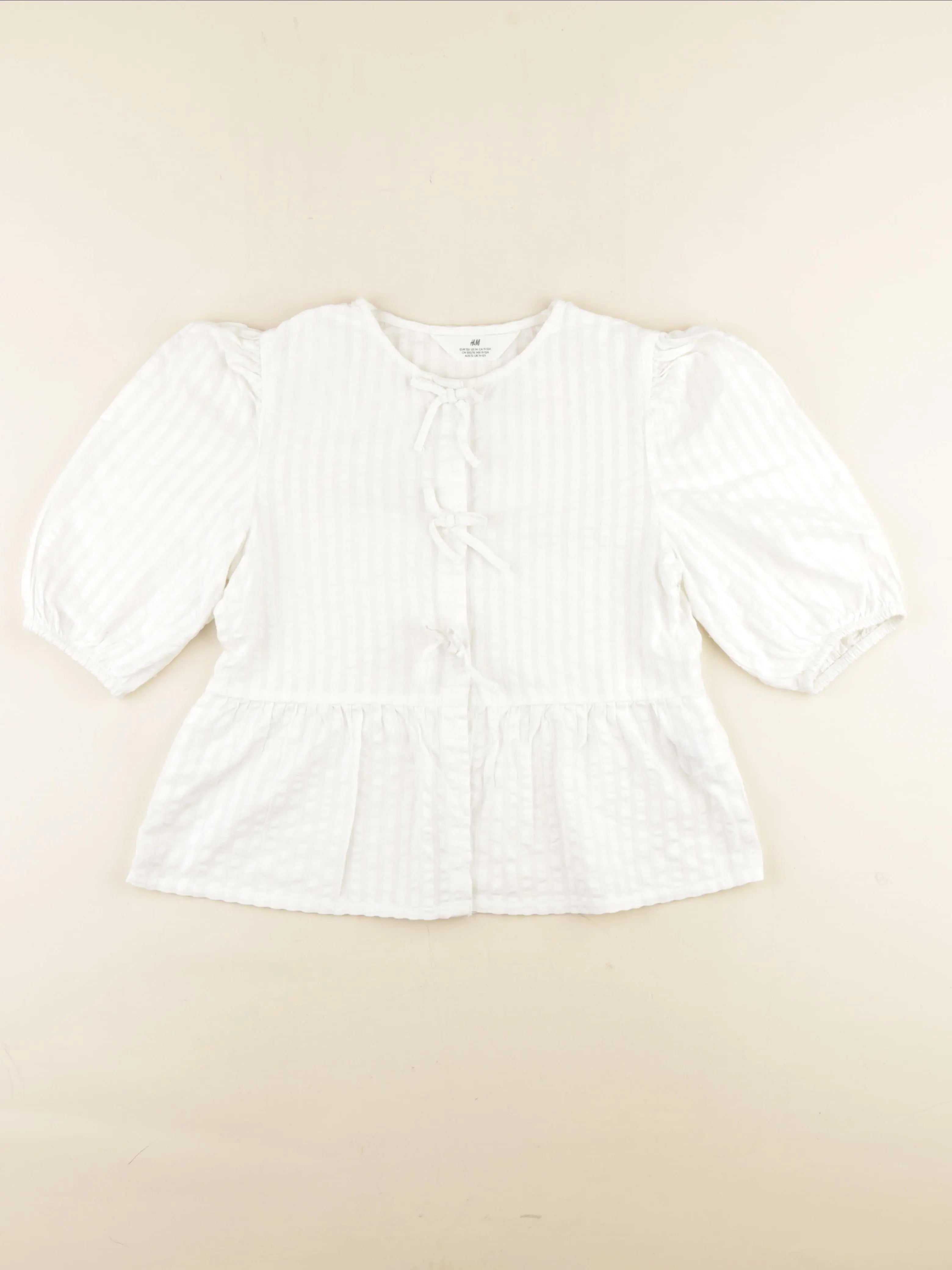 H&M - blouse blanc - 11/12 ans