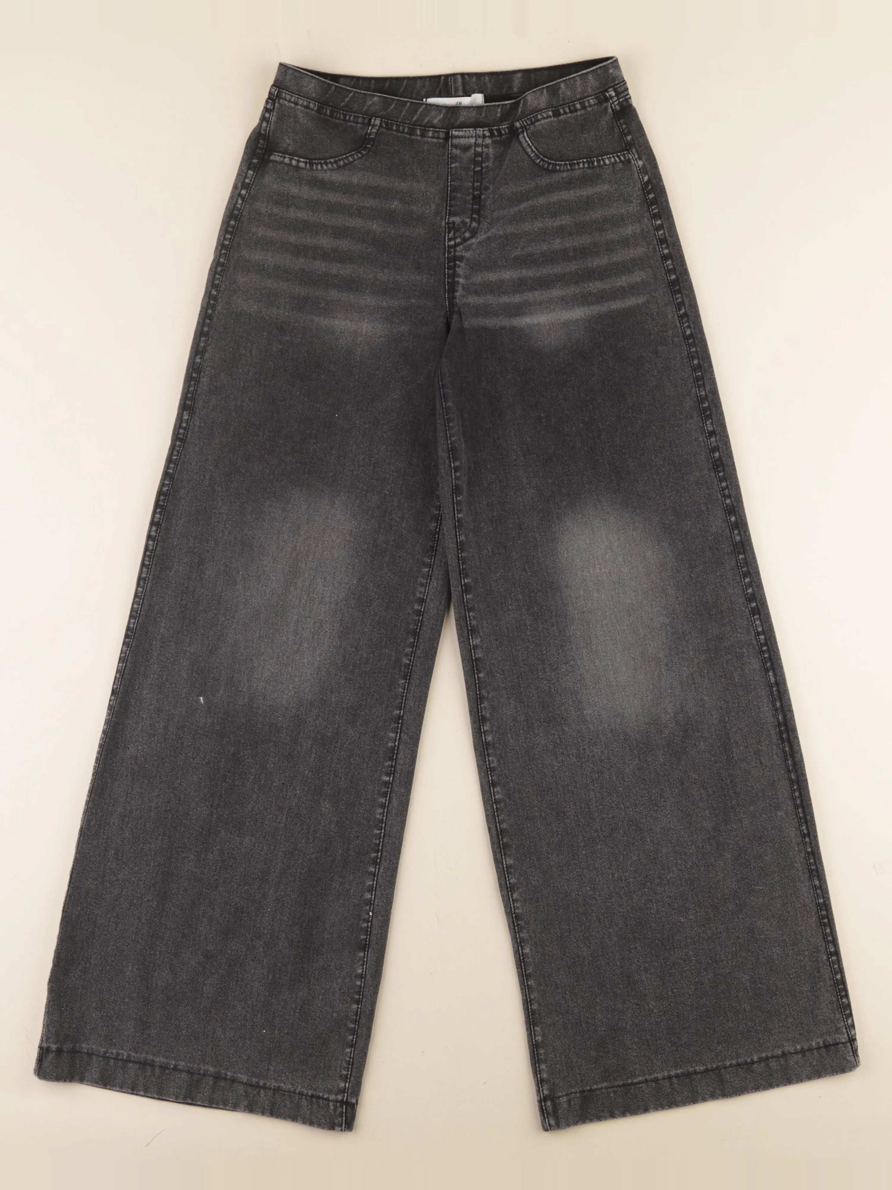 H&M - jegging noir - 11/12 ans