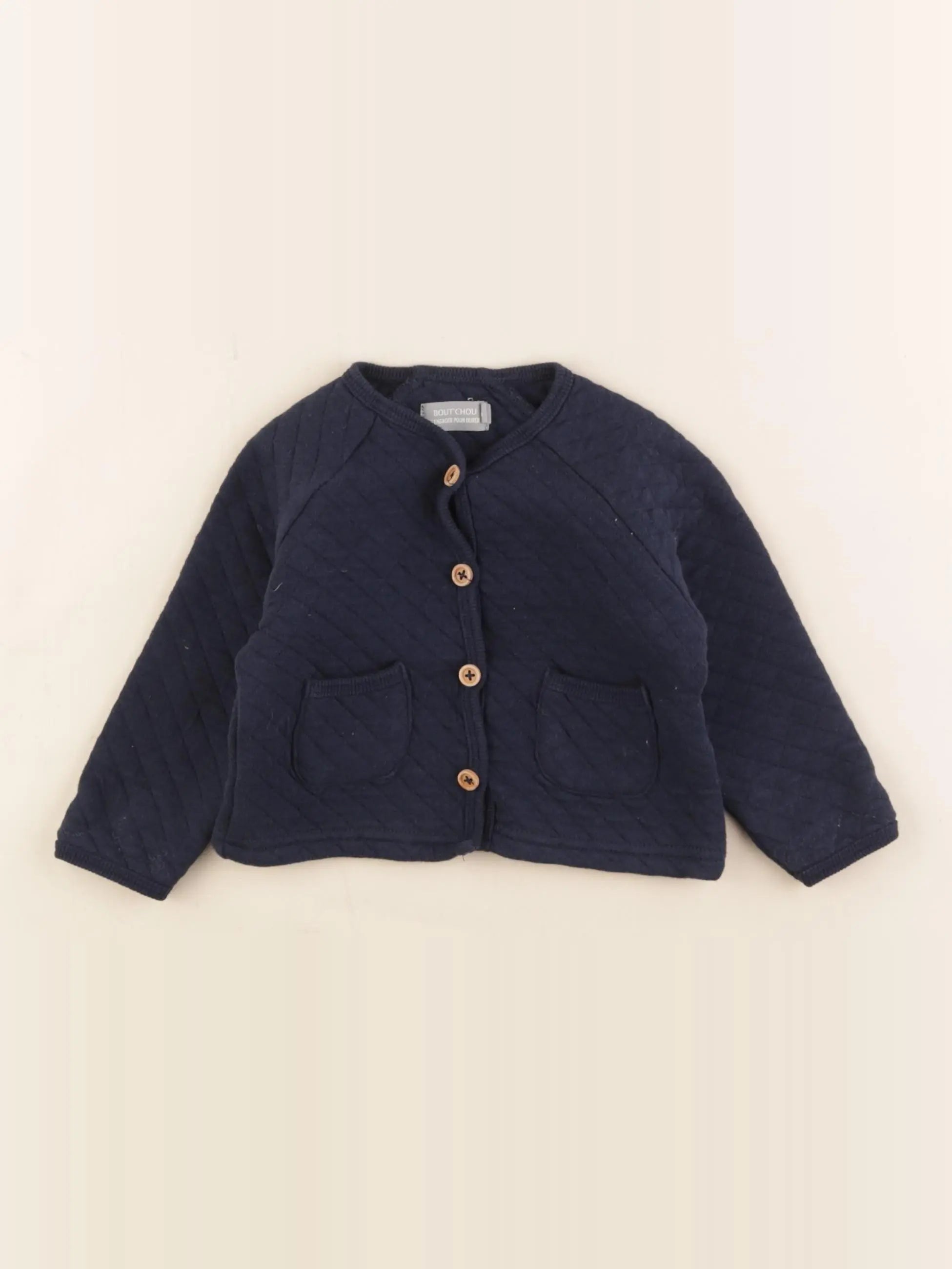 Boutchou - sweat bleu - 9 mois