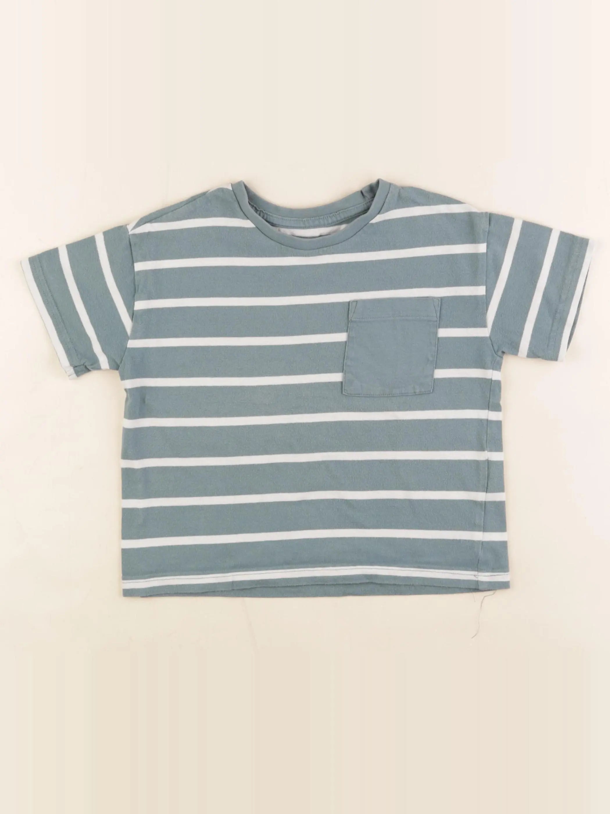 Vertbaudet - tee-shirt vert - 4 ans