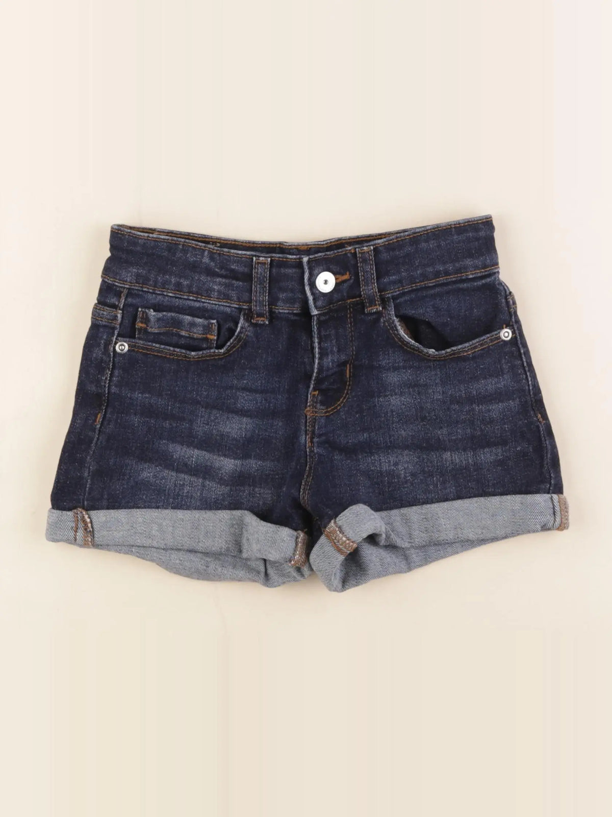 Vertbaudet - short bleu - 8 ans