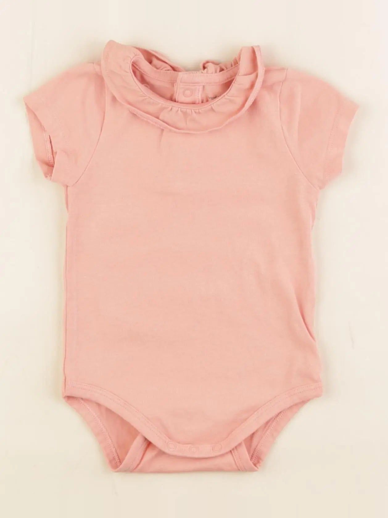 Vertbaudet - body à col rose - 6 mois