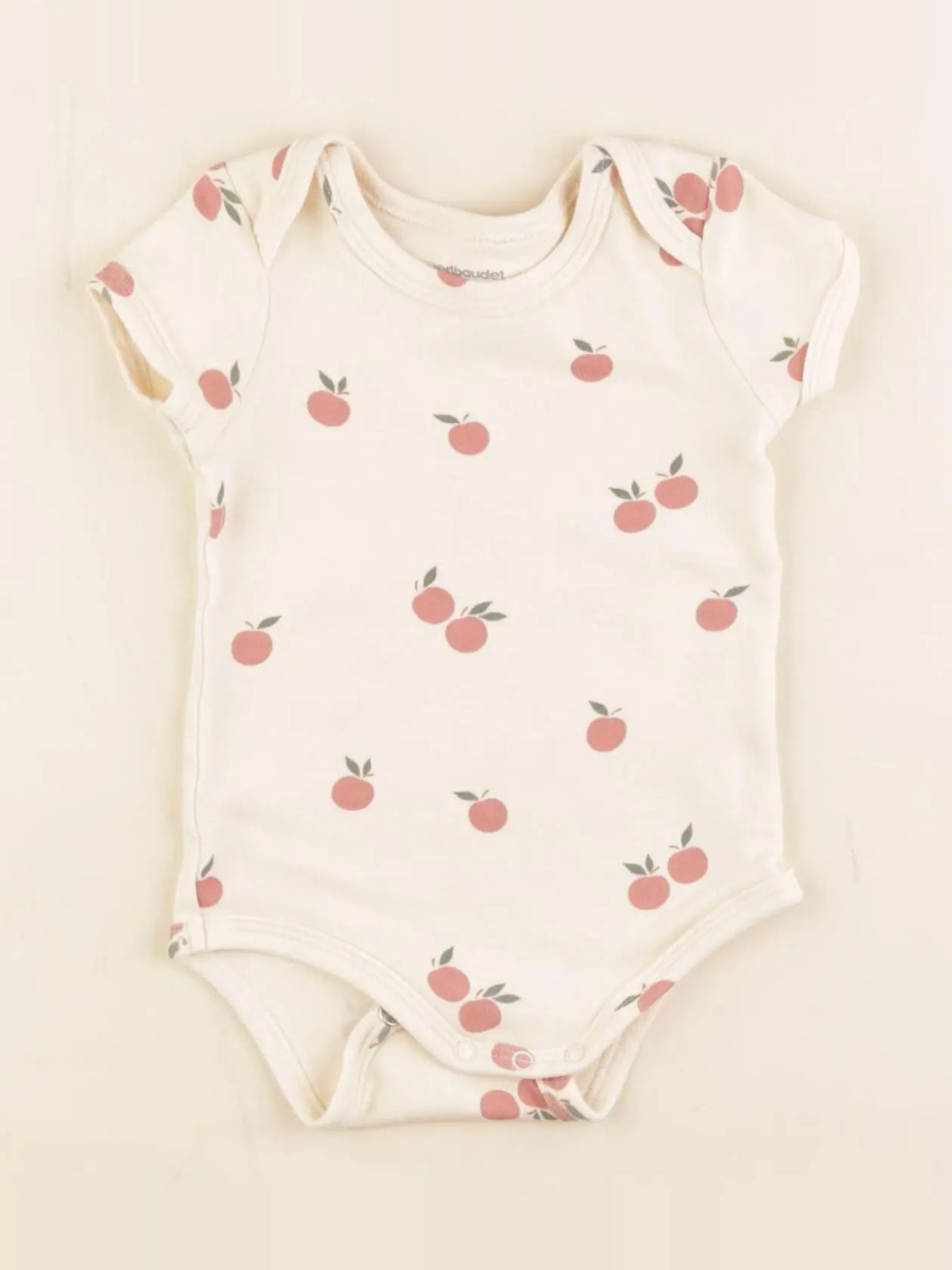 Vertbaudet - body beige - 6 mois