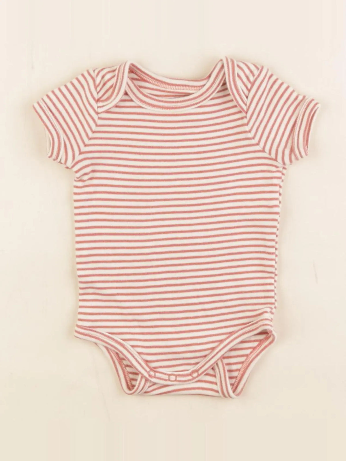 Vertbaudet - body beige - 6 mois