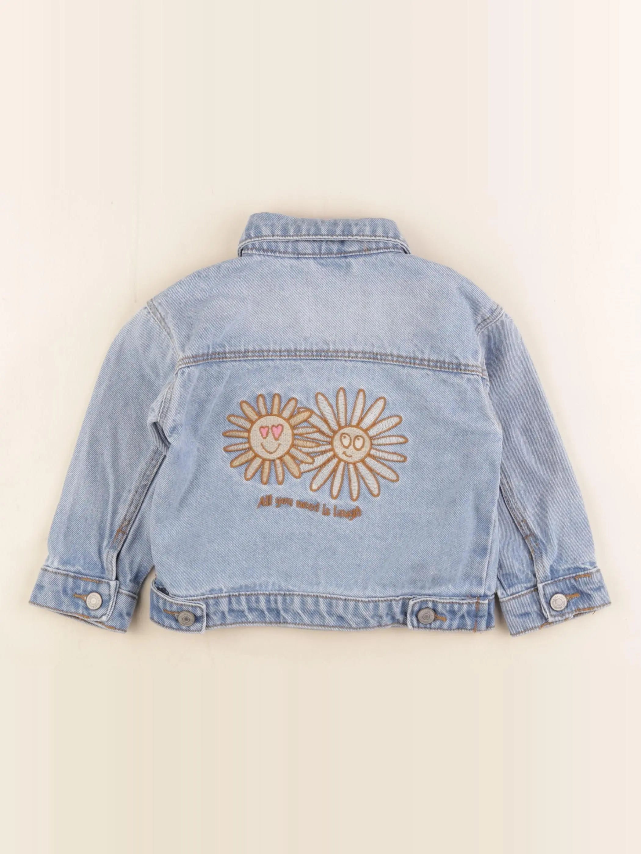 Vertbaudet - veste bleu - 2 ans