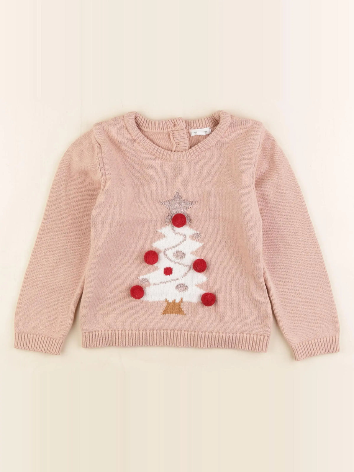 Vertbaudet - pull rose - 36 mois