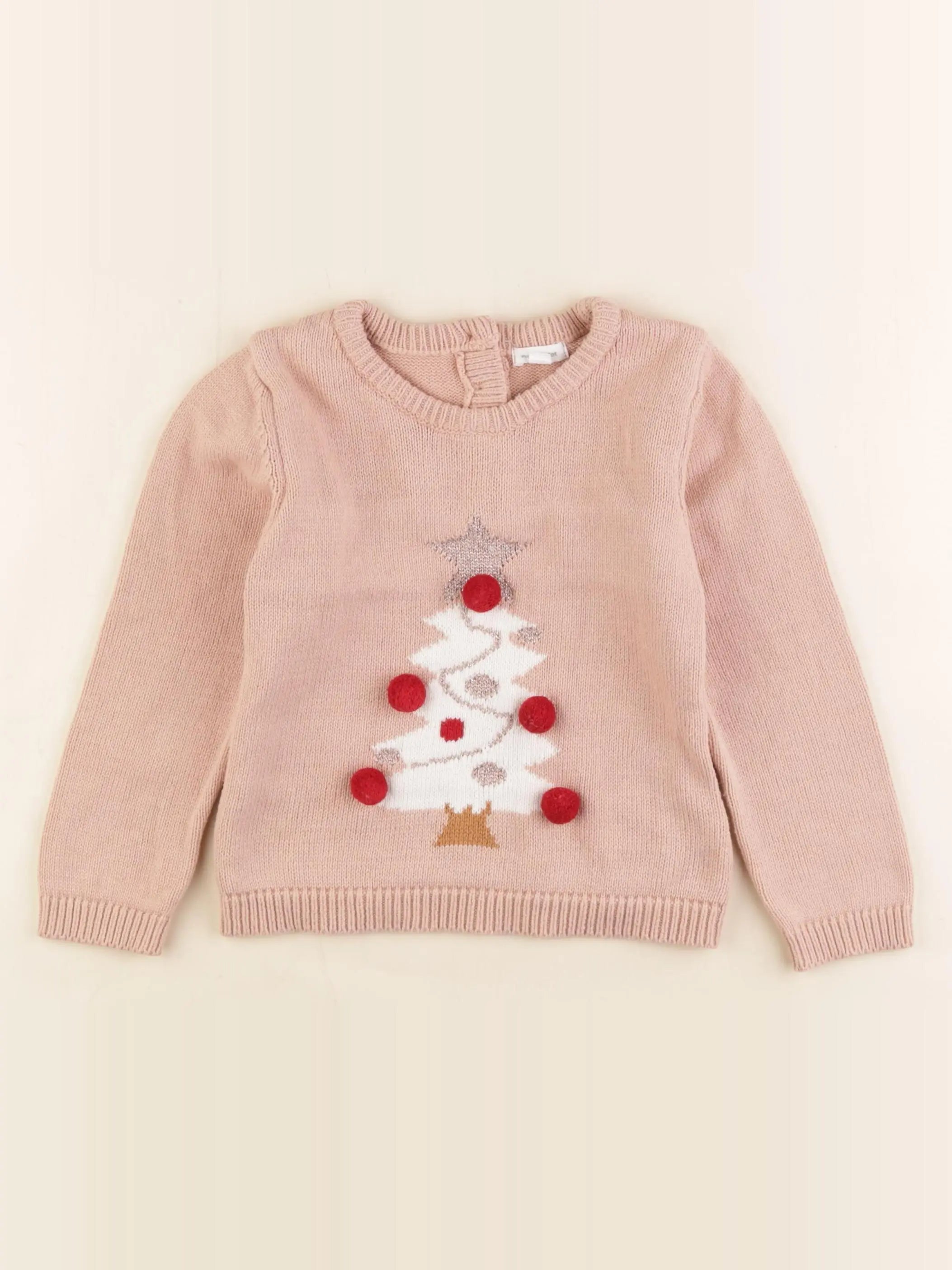 Vertbaudet - pull rose - 36 mois