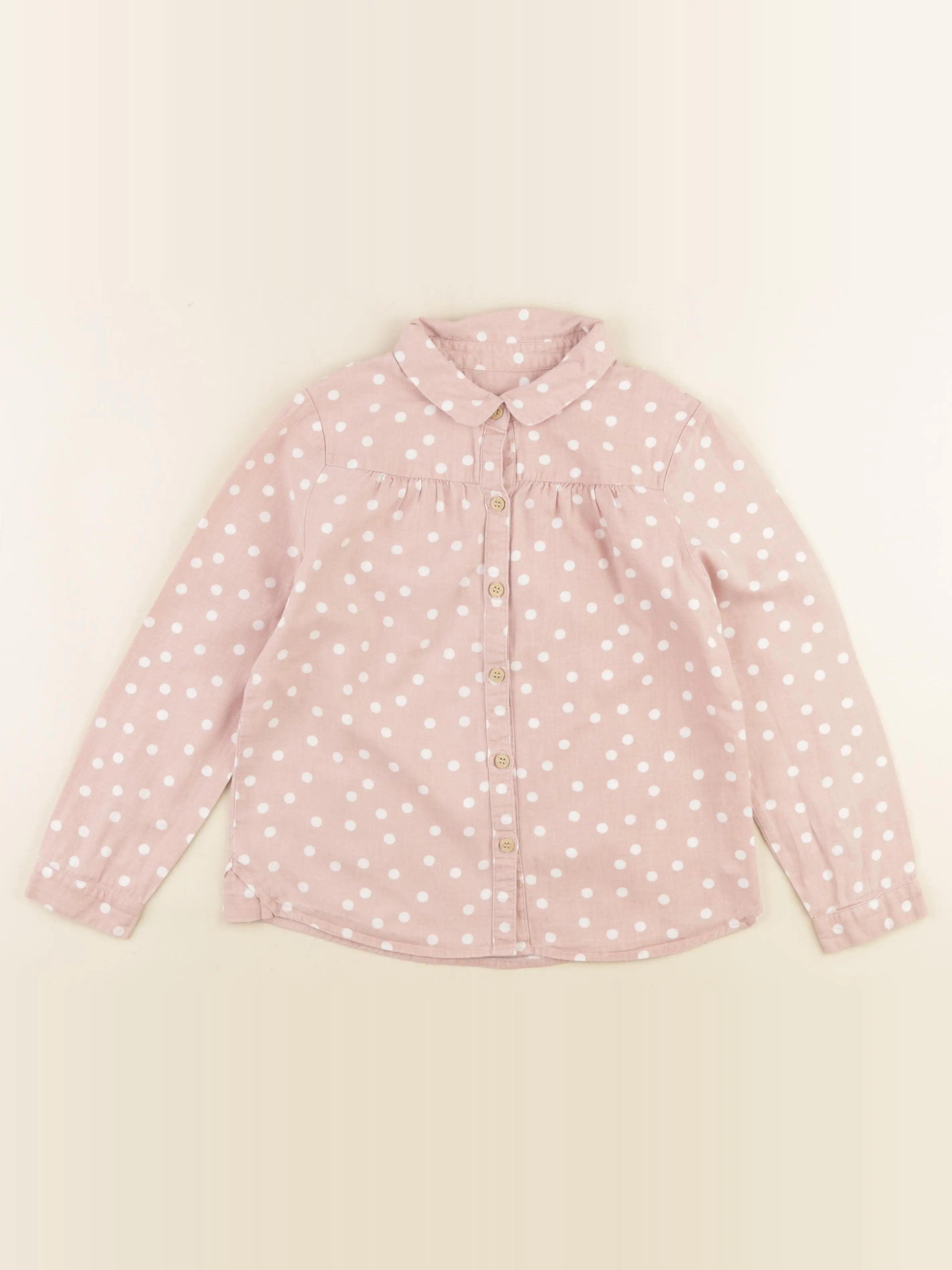 Vertbaudet - chemise rose - 8 ans