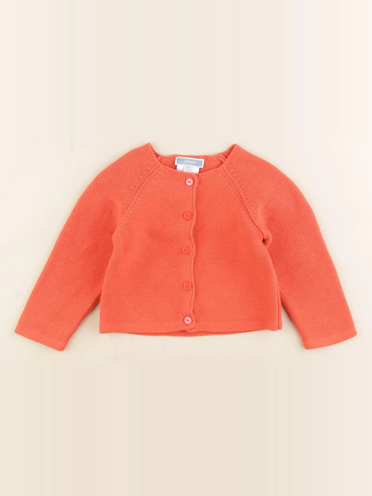 Jacadi - gilet rouge - 12 mois