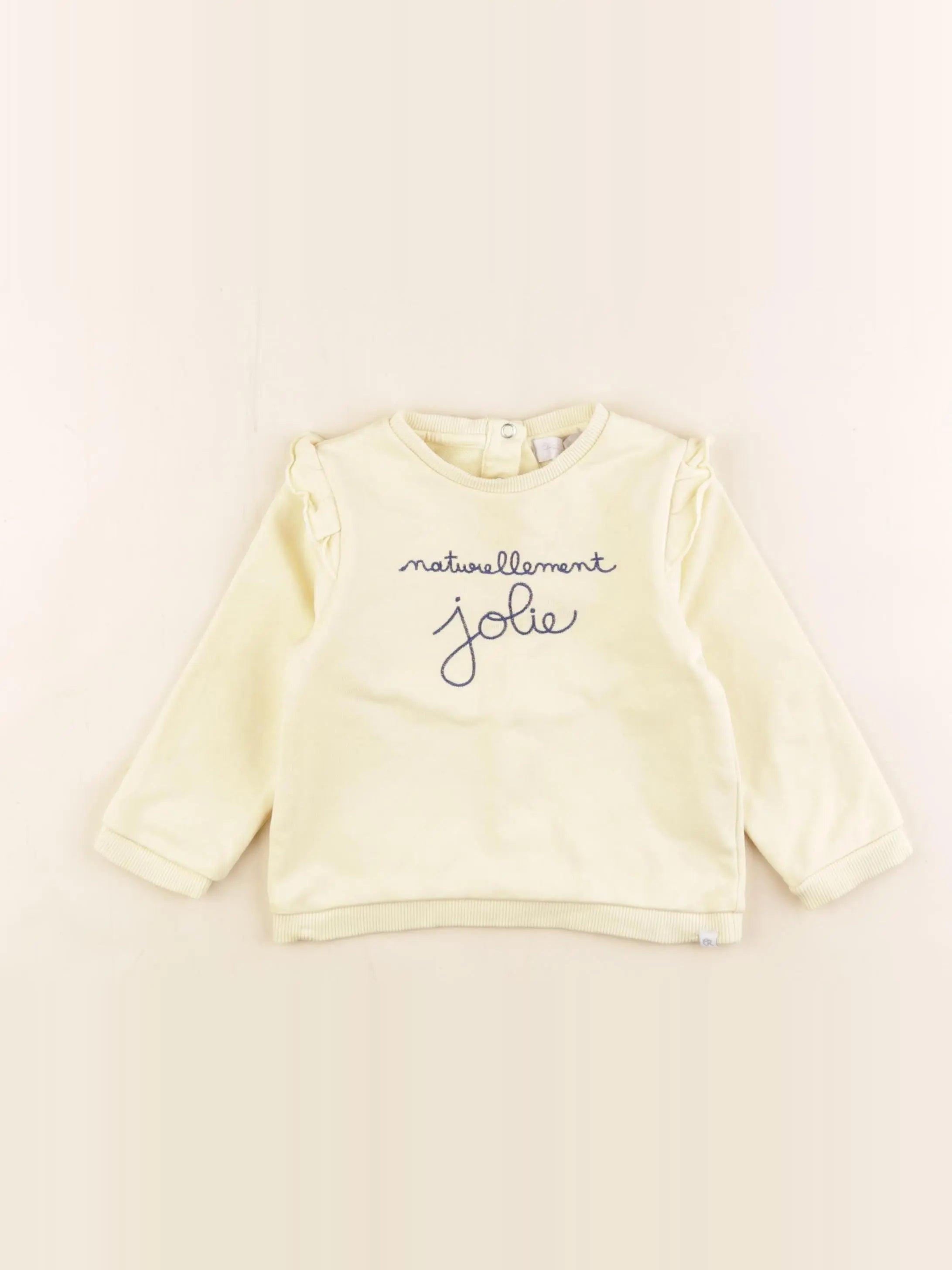 Cadet Rousselle - sweat jaune - 18 mois