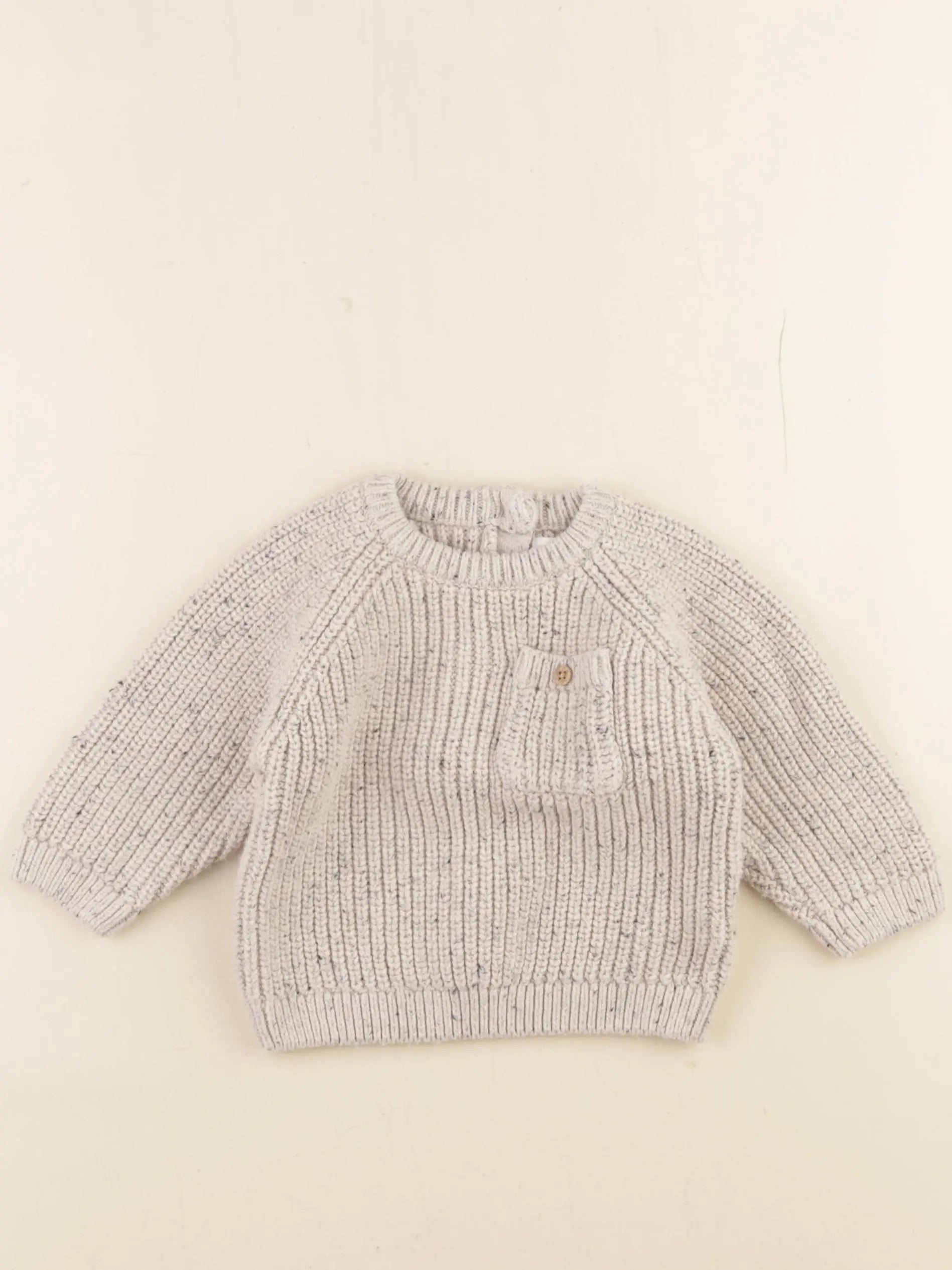 Vertbaudet - pull marron - 12 mois