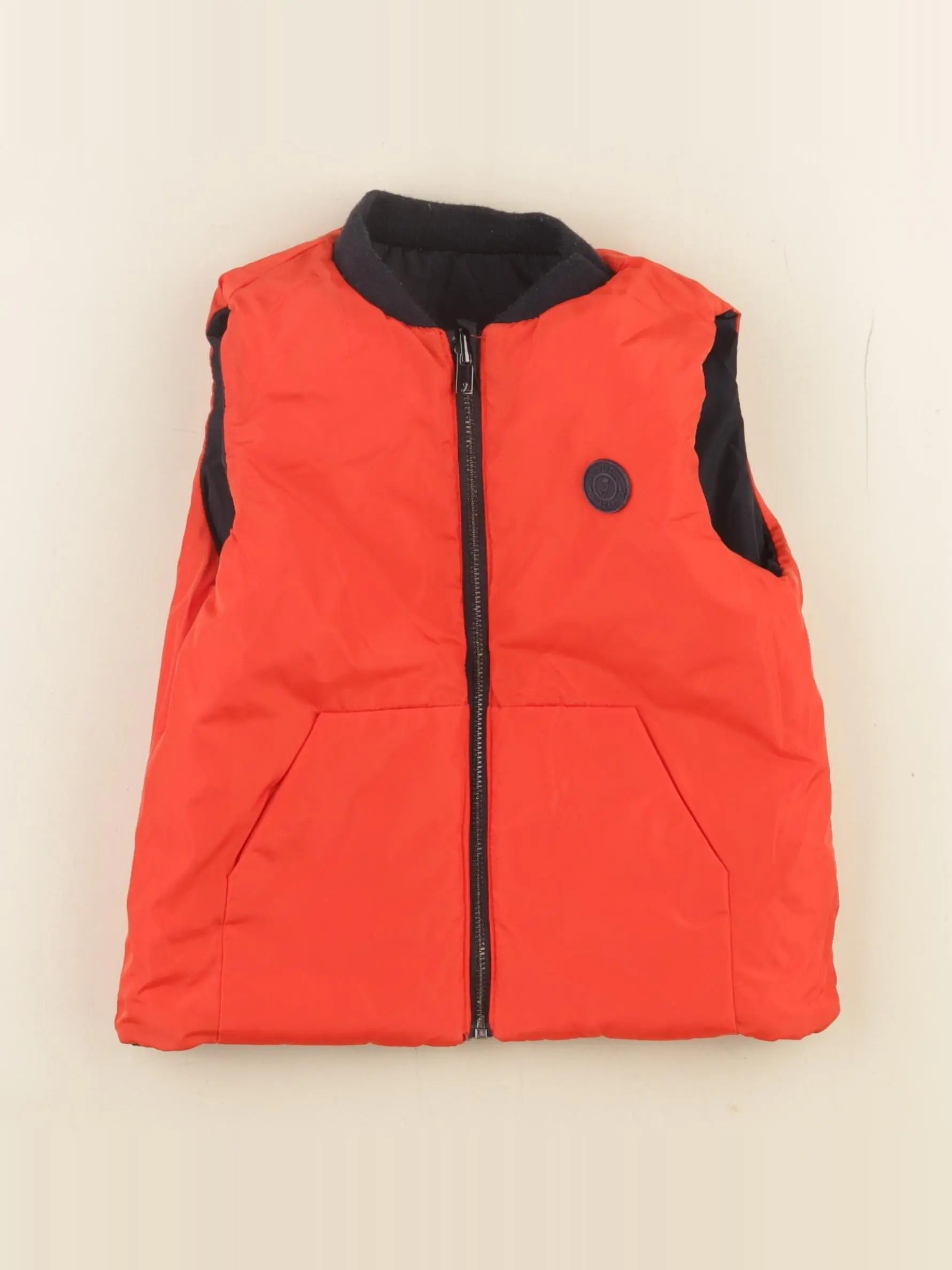 Jacadi - doudoune réversible bleu, rouge - 36 mois