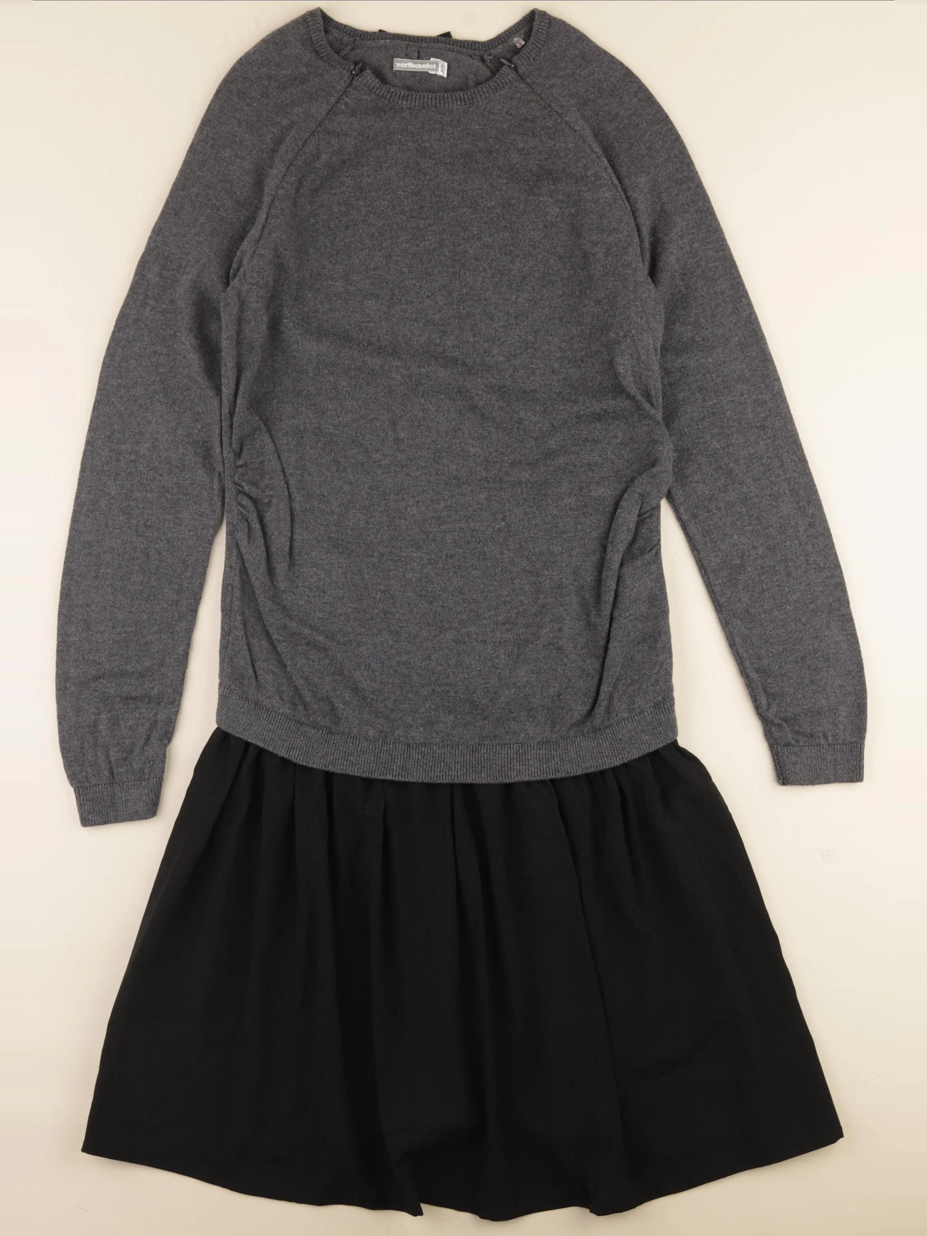 Vertbaudet - robe allaitement noir, gris - 38 à 40