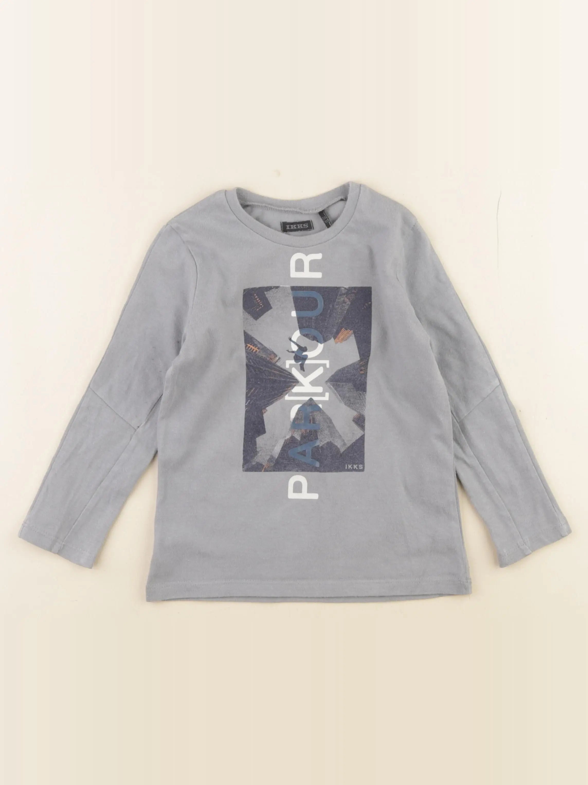 IKKS - tee-shirt gris - 3 ans