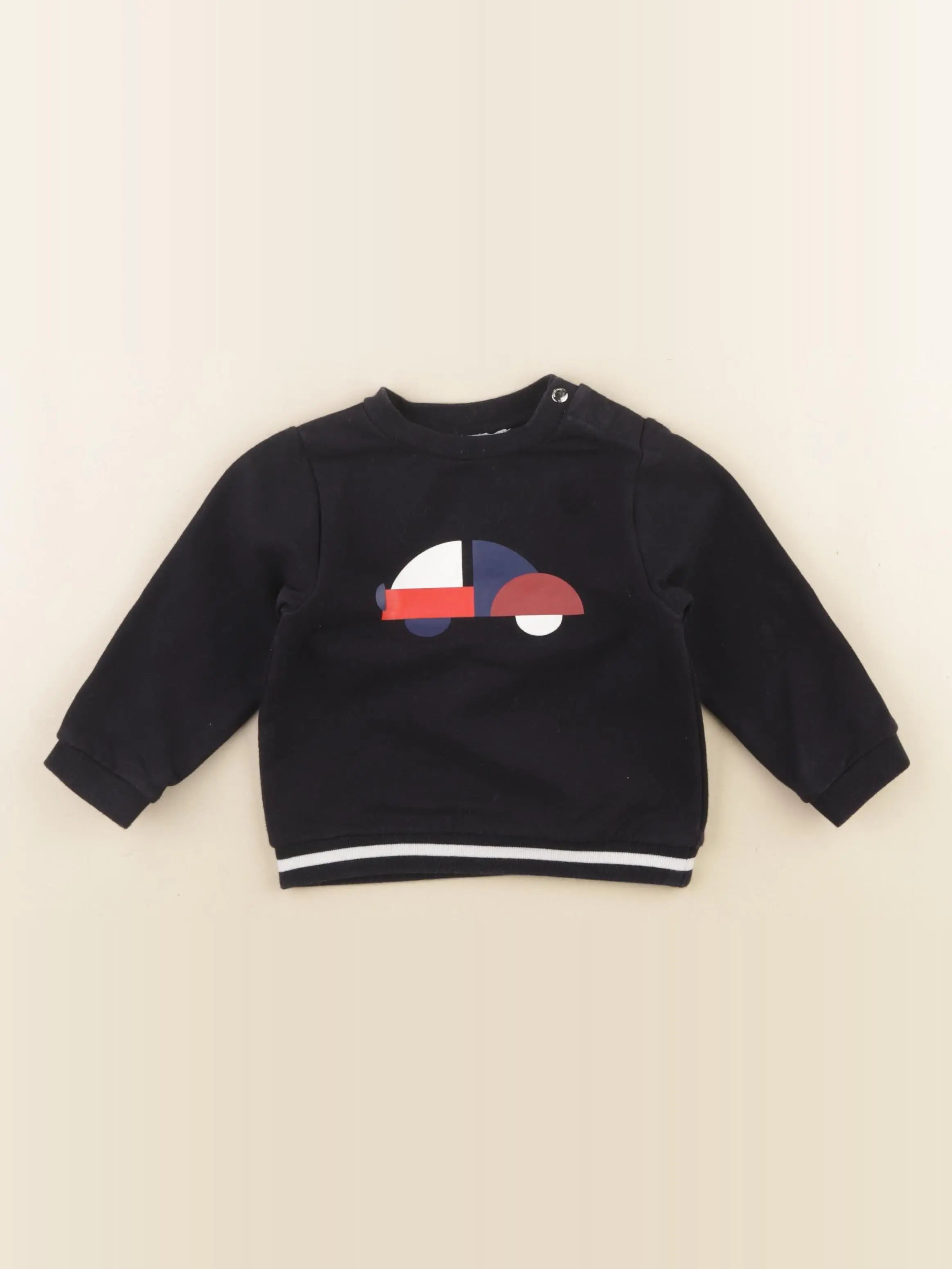 Jacadi - sweat bleu - 18 mois