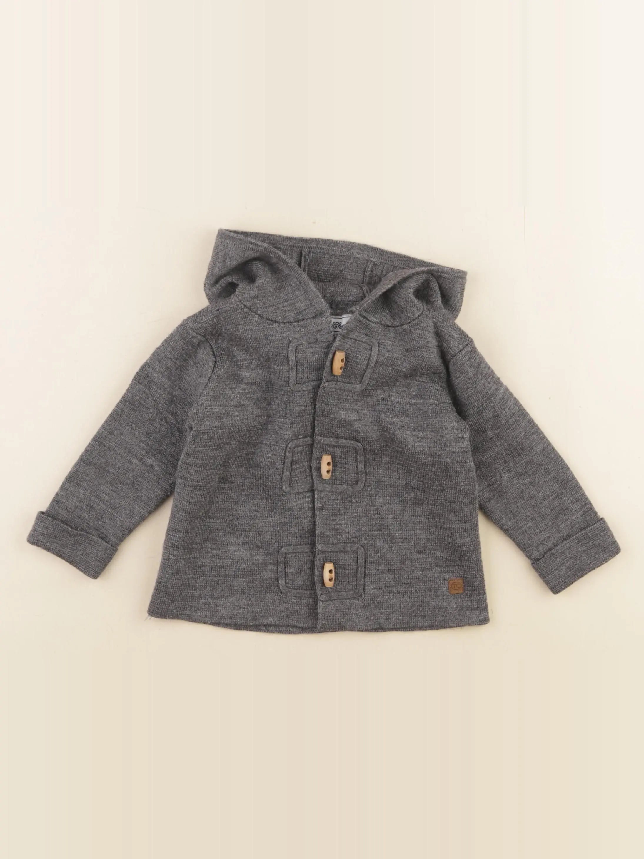 Tartine & Chocolat - gilet gris - 1 an