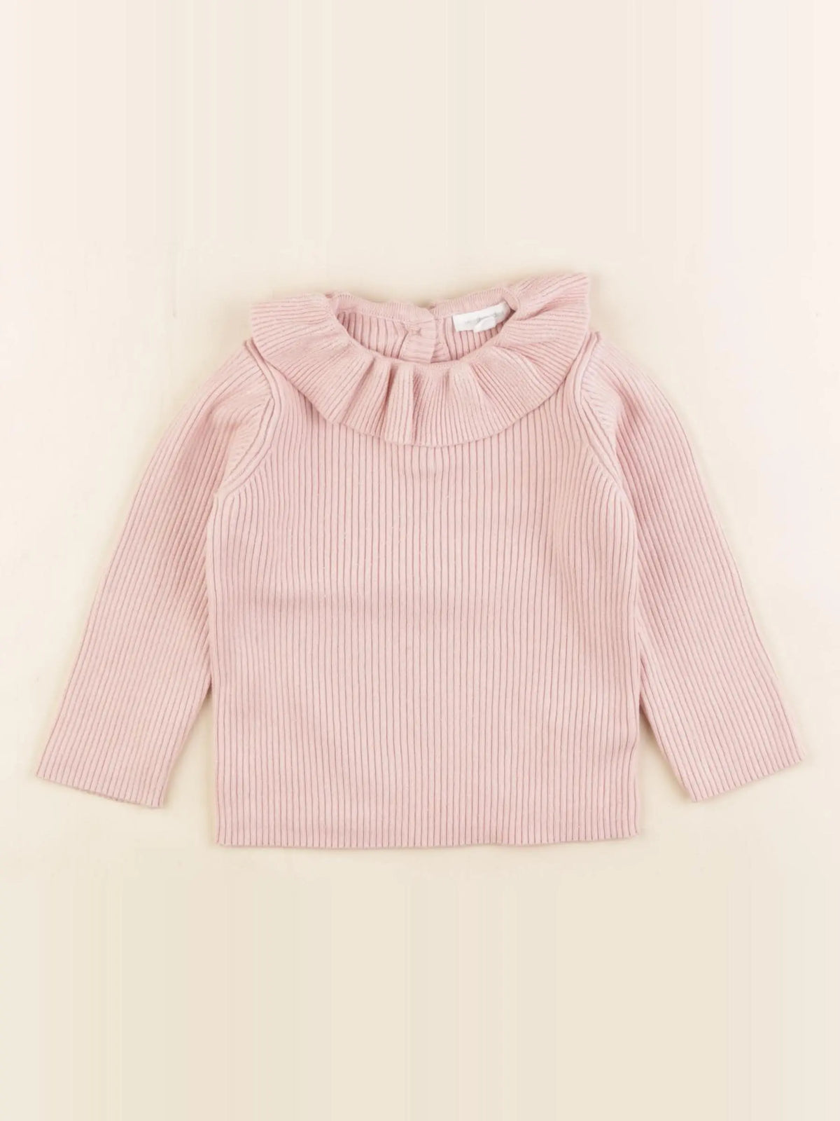 Vertbaudet - pull rose - 12 mois