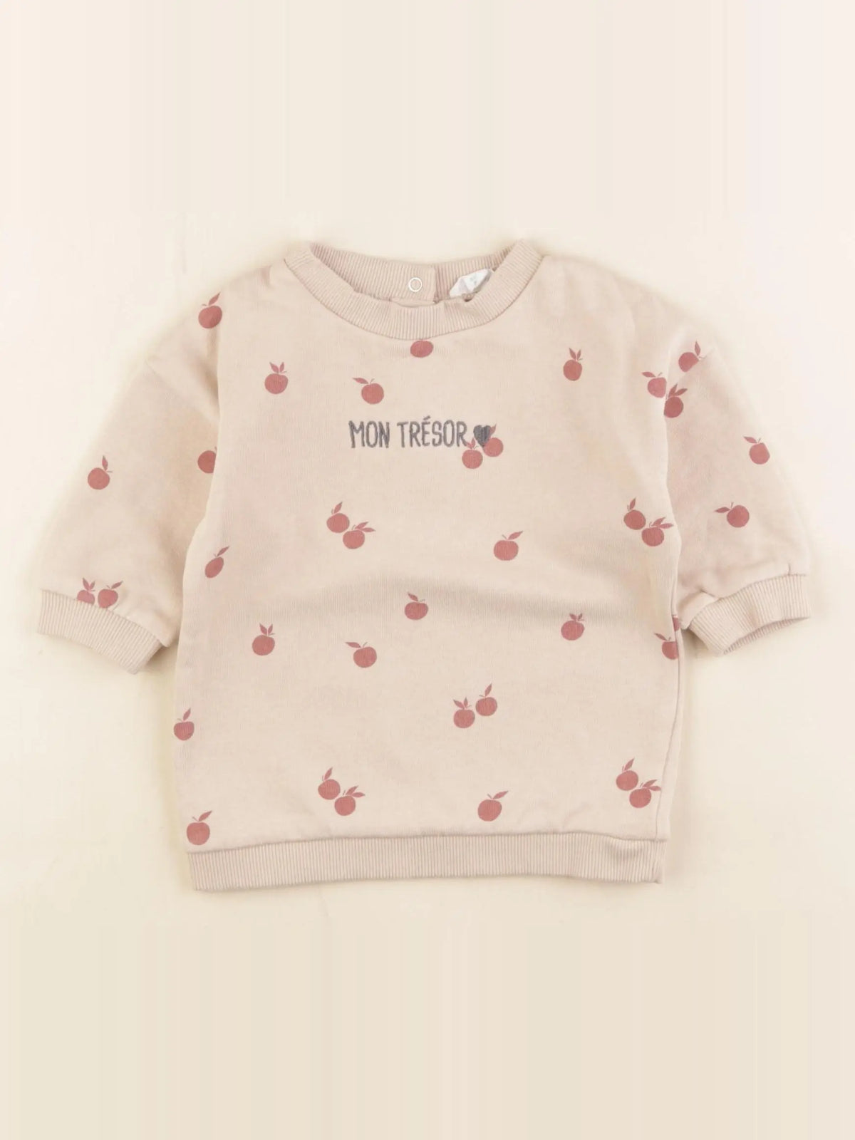 Vertbaudet - robe beige - 6 mois