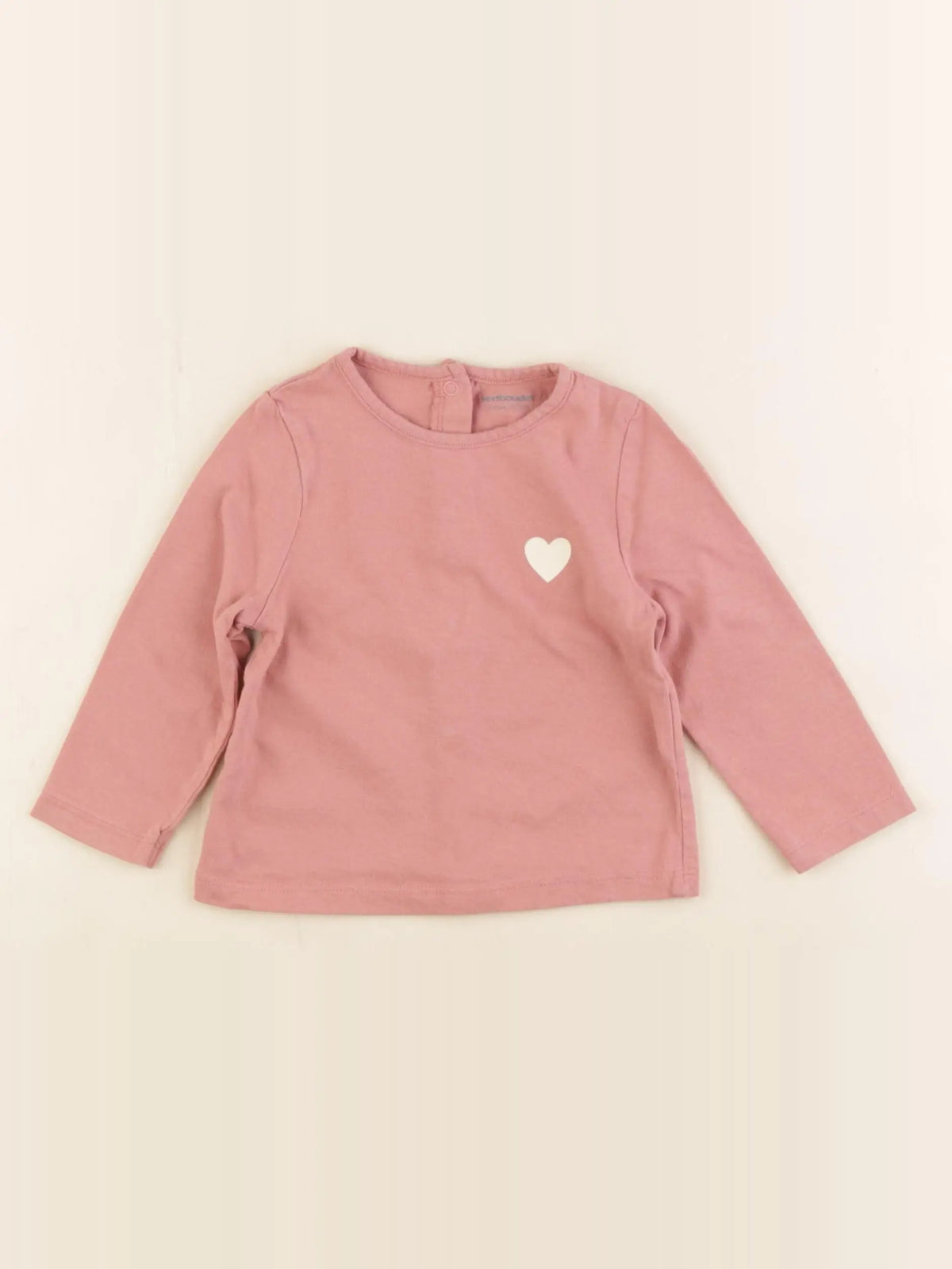 Vertbaudet - tee-shirt rose - 6 mois