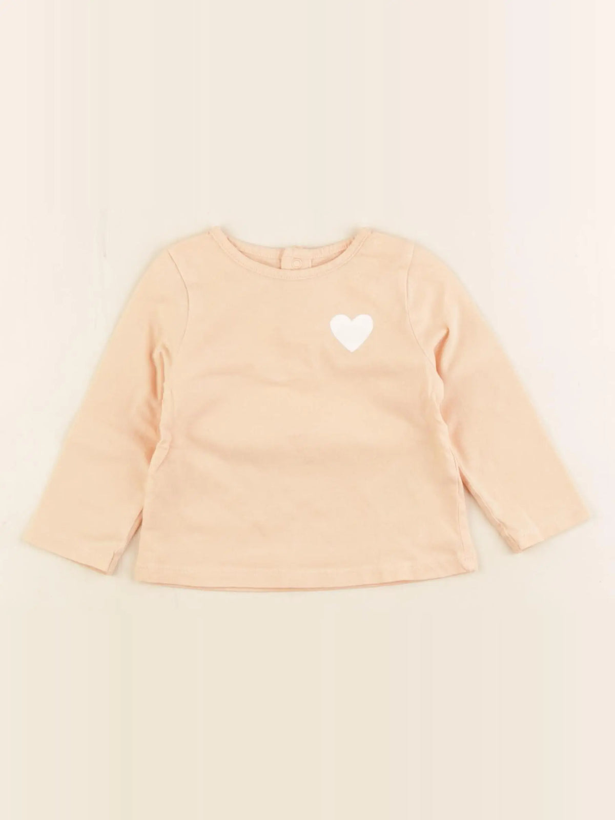 Vertbaudet - tee-shirt orange - 6 mois