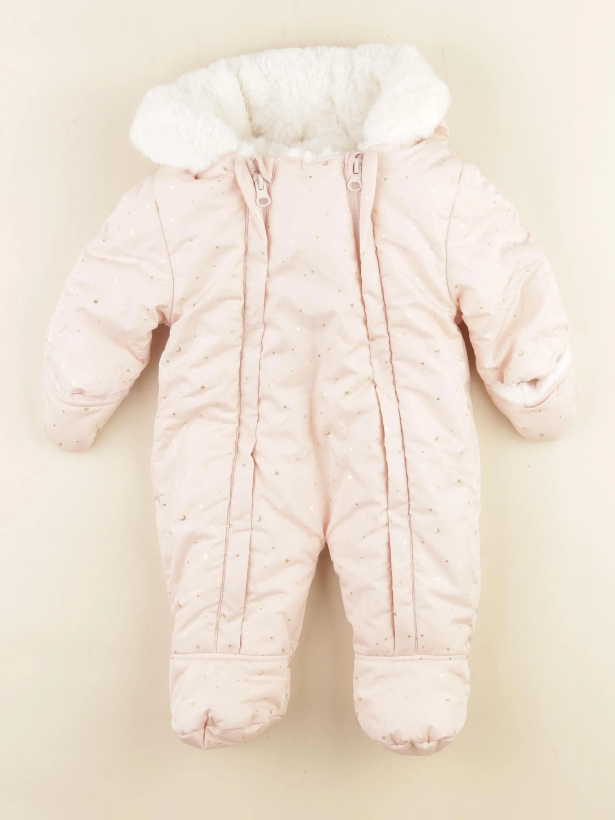 Vertbaudet - combi-pilote rose - 3 mois