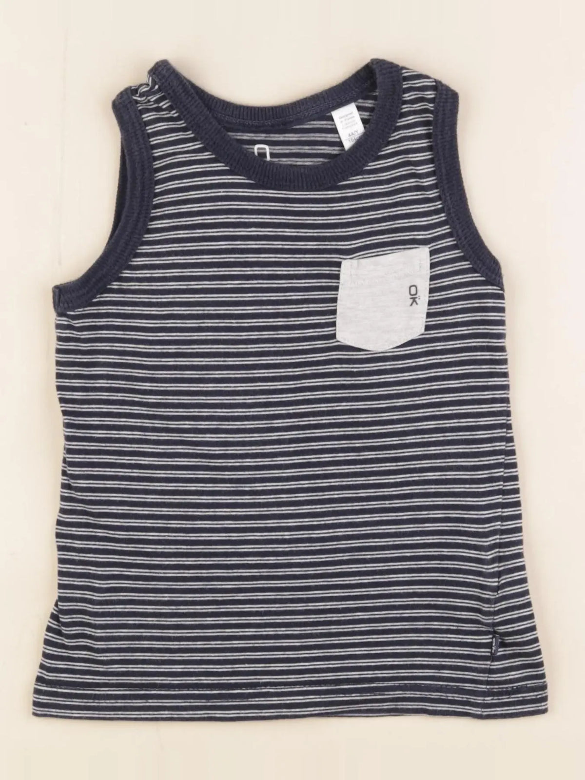 Okaidi - débardeur bleu - 4 ans