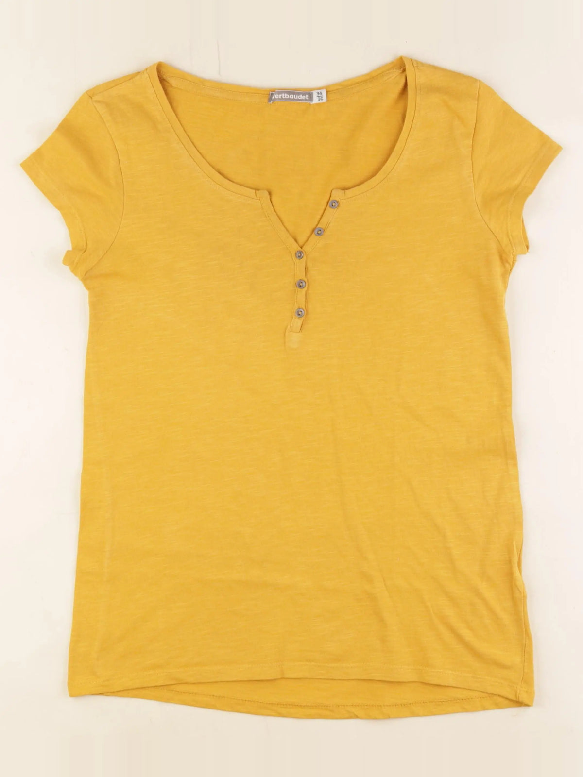 Vertbaudet - tee-shirt grossesse jaune - 34 à 36