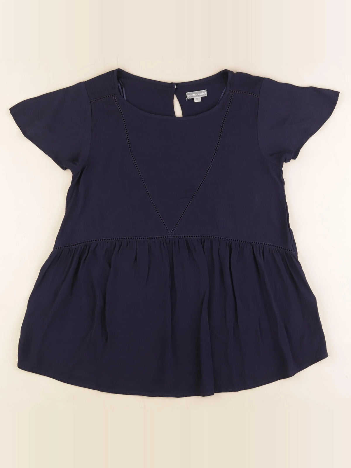Vertbaudet - blouse grossesse bleu - 34