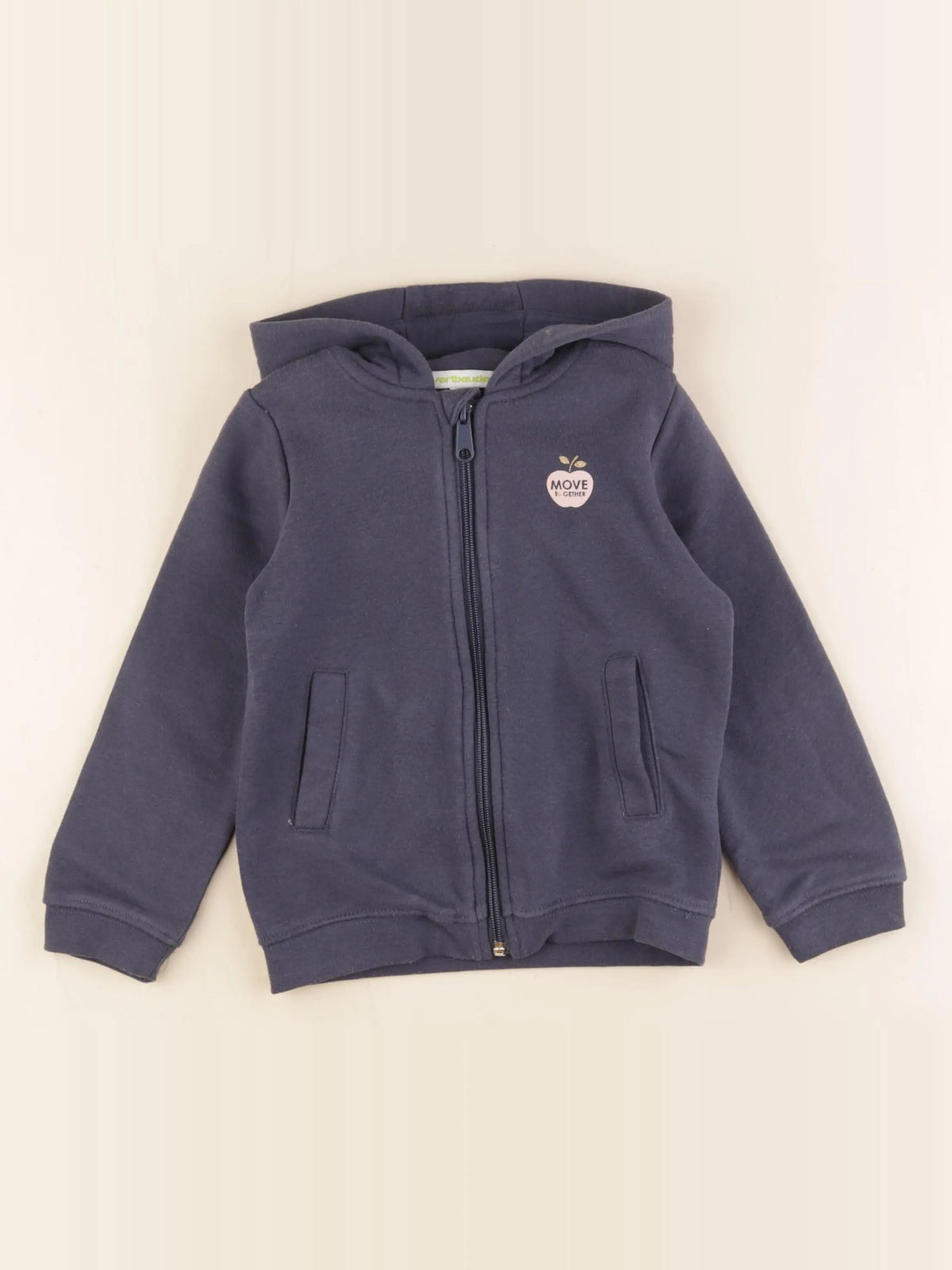 Vertbaudet - sweat bleu - 4 ans