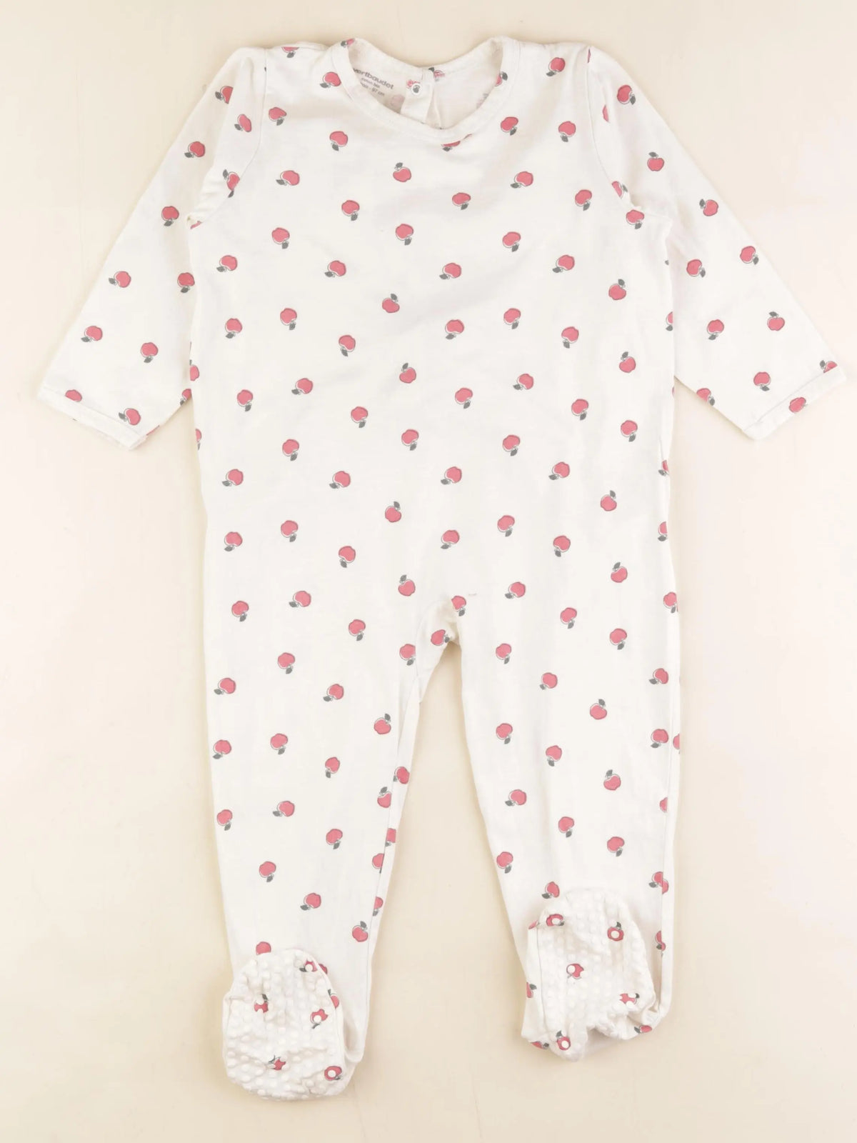 Vertbaudet - pyjama coton blanc - 36 mois