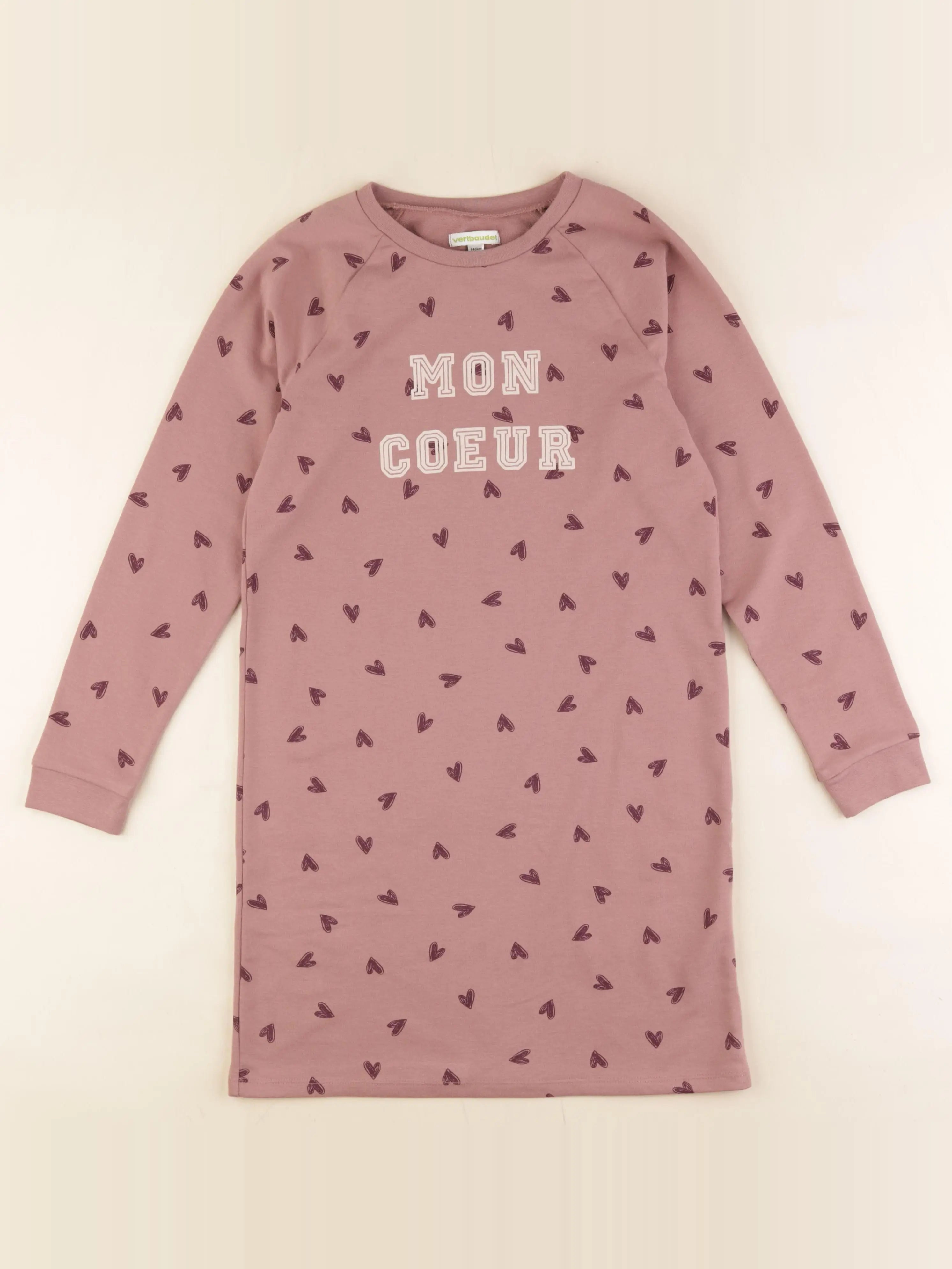 Vertbaudet - robe rose - 10 ans