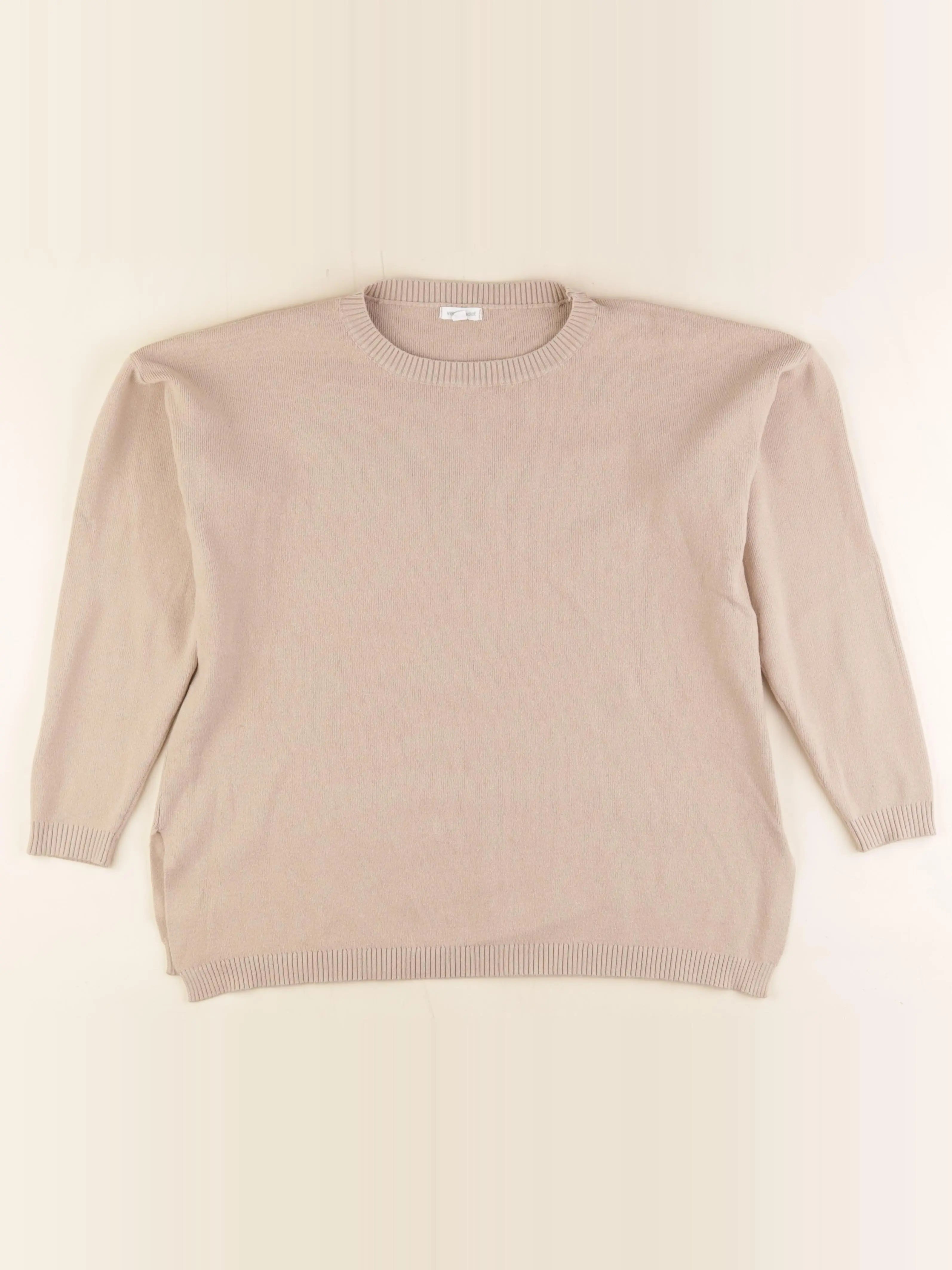 Vertbaudet - pull grossesse beige - 38 à 40